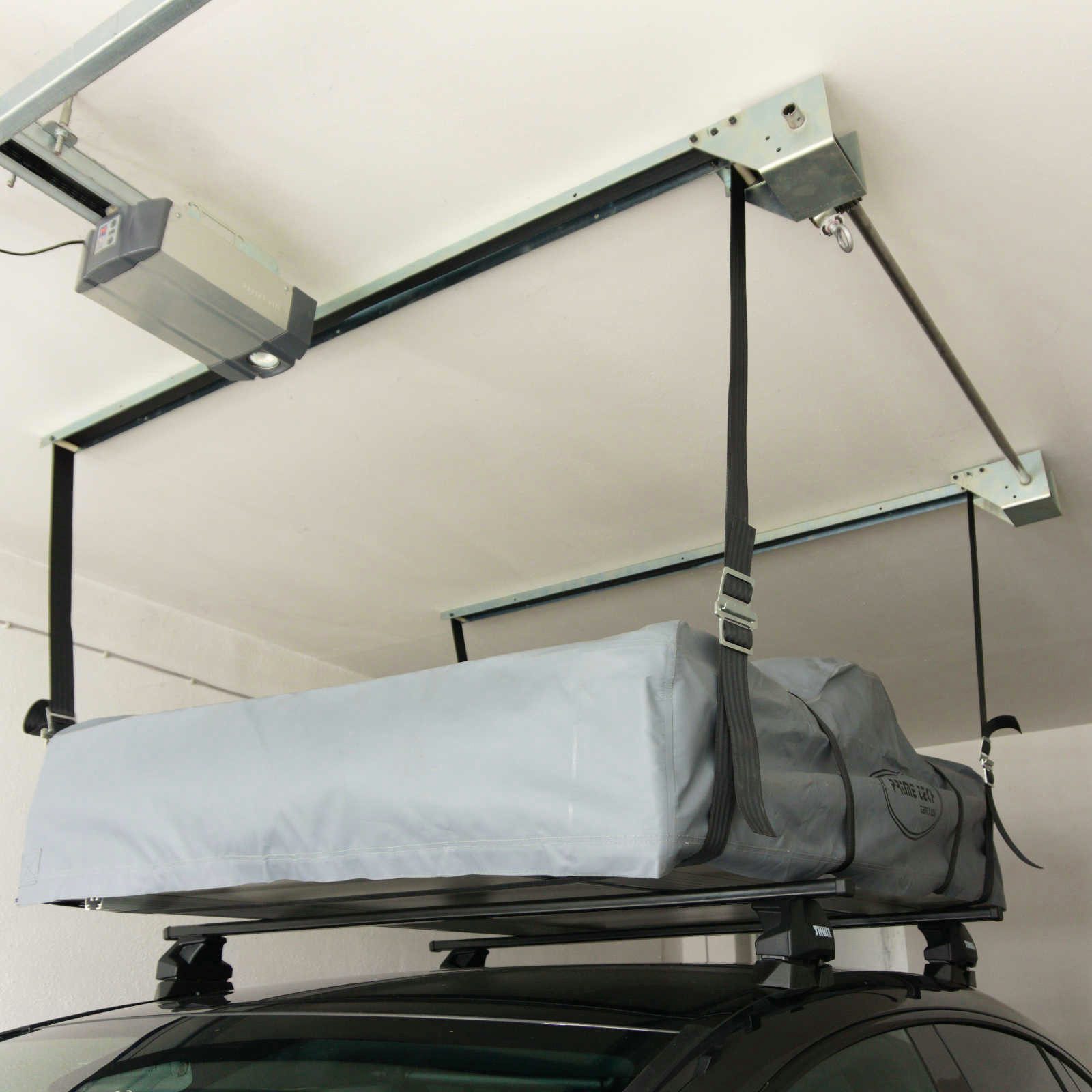 Prime Tech Dachzelt Dachzeltlift 2.0 Dachboxlift Garagenlift bis 150kg bis 240cm Hubhöhe