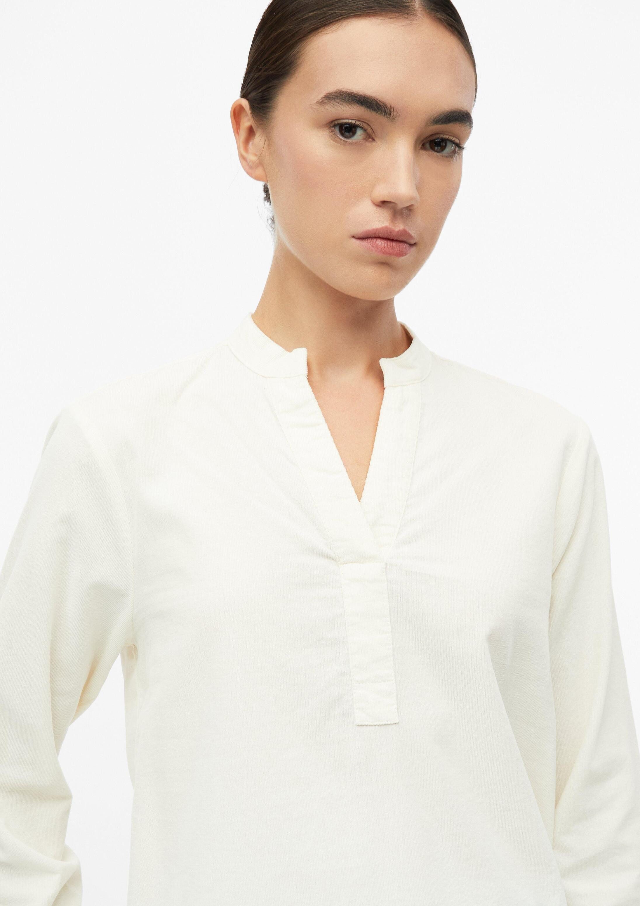 s.Oliver Langarmbluse Bluse Feincord-Bluse mit Stehkragen – Bild 4 von 5