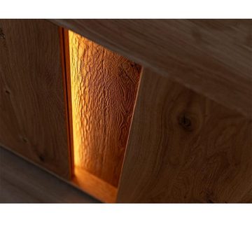 JVmoebel Kommode Wohnzimmer Designer Holz Kommode Luxus LED-Kommode (1 St., Kommode), Made in Europa