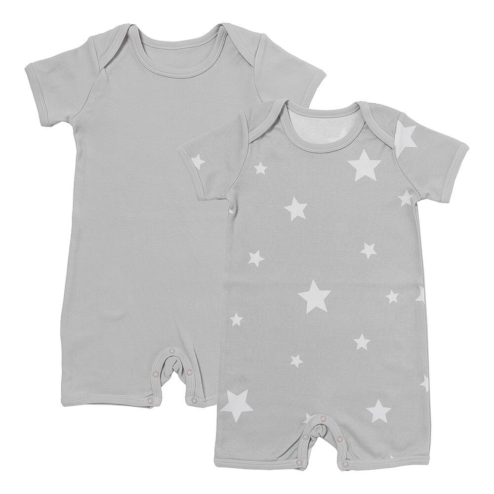 Strampler Bio Baby-Strampler kurzarm 2er-Pack OEKO-TEX zertifiziert