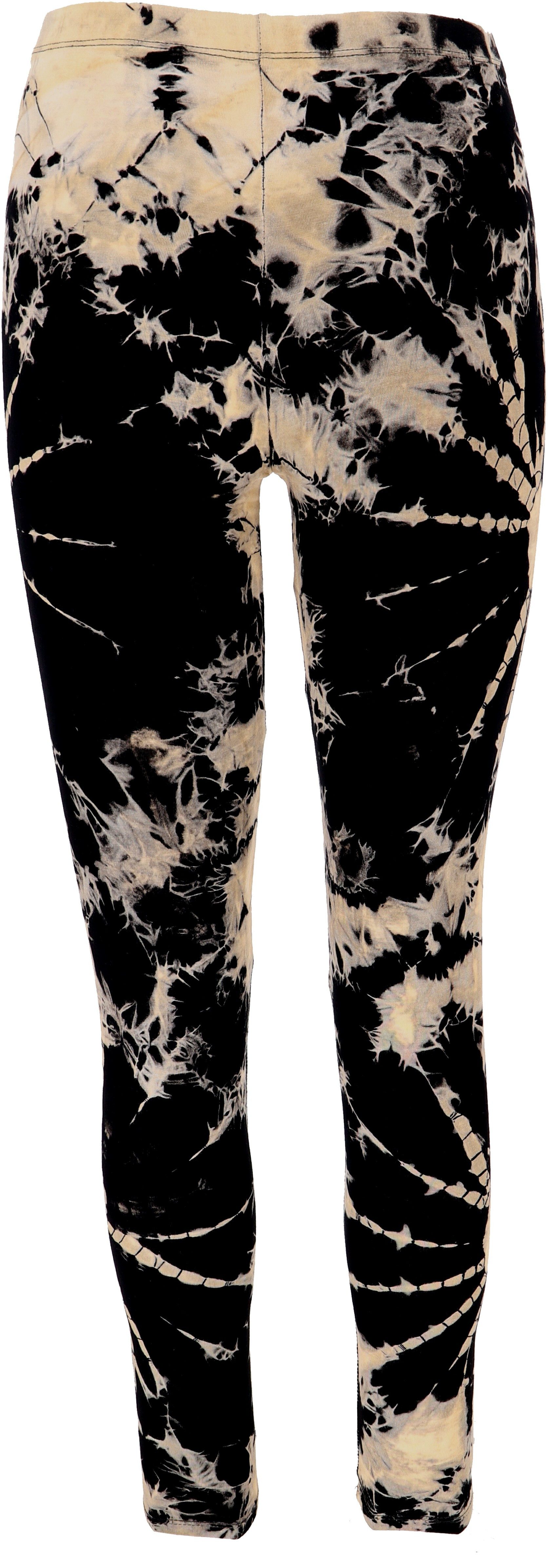 Guru-Shop Hose & Shorts Unikat Batik Damen Leggings, Stretch Hose für.. alternative Bekleidung
