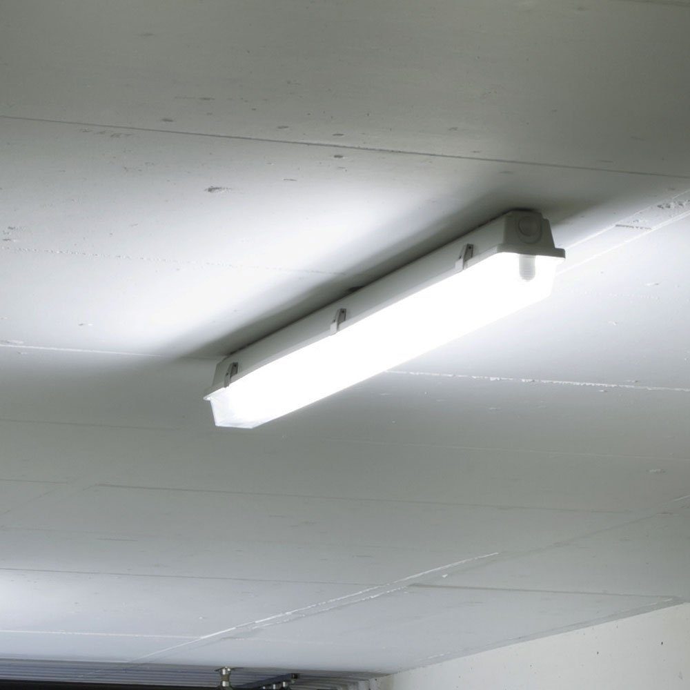 5x LED Wannen Decken Lampe Feucht Raum Industrie Hallen Garage Werkstatt Leuchte 