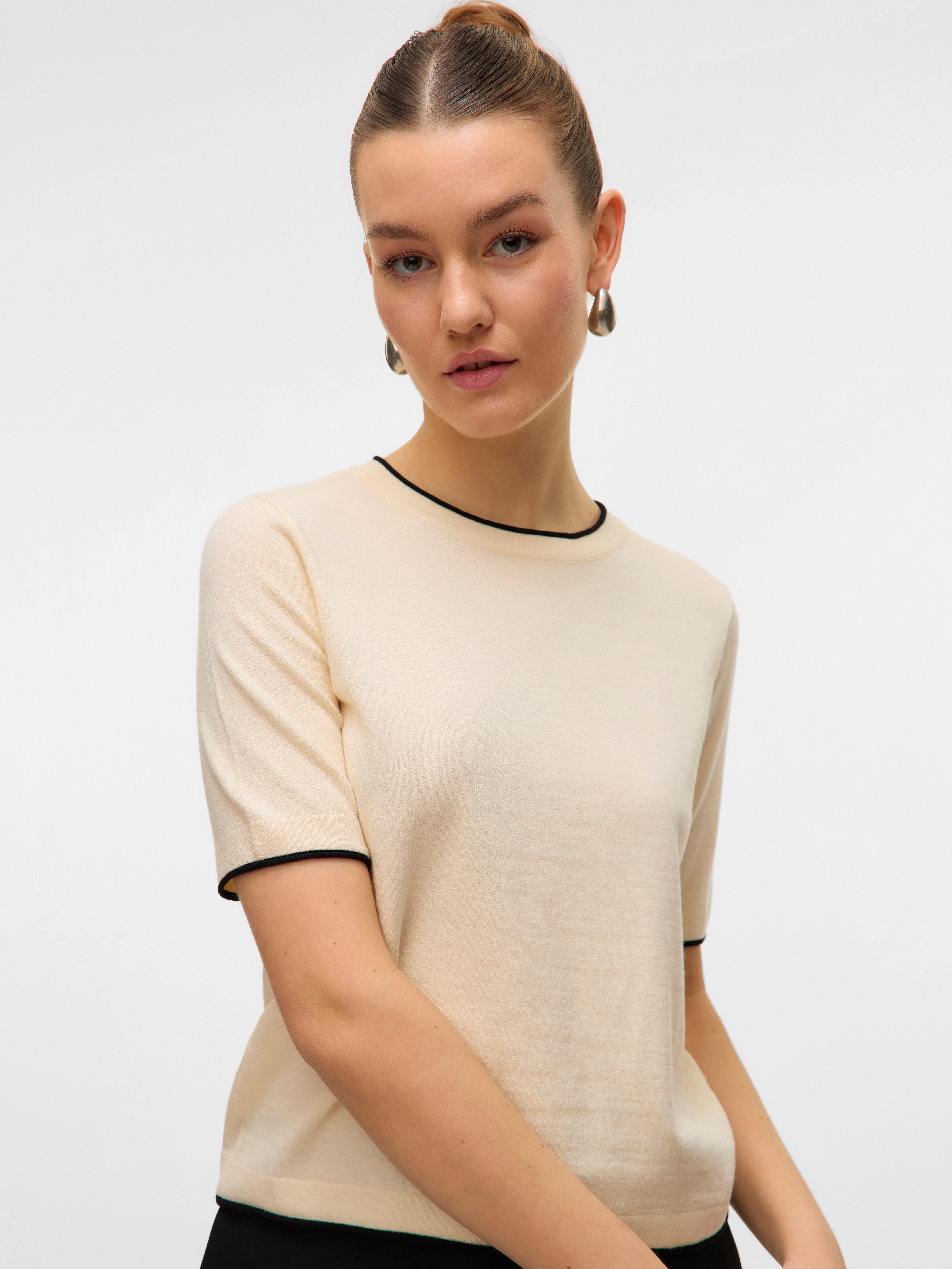 Vero Moda Kurzarmpullover VMBREEZE SS O-NECK günstig online kaufen