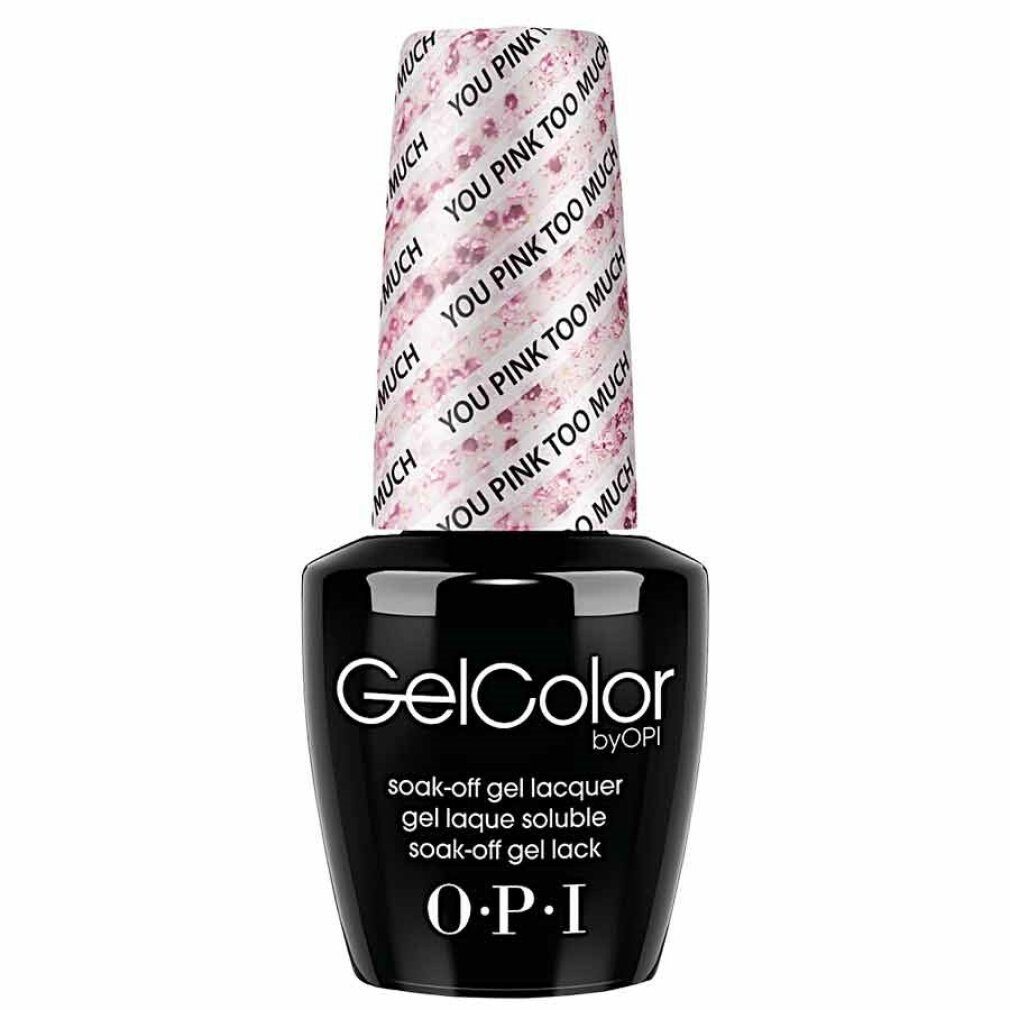OPI Nagellack Gel Color Semi-Permanenter Nagellack GC G40 You Pink Too Much 15 ml