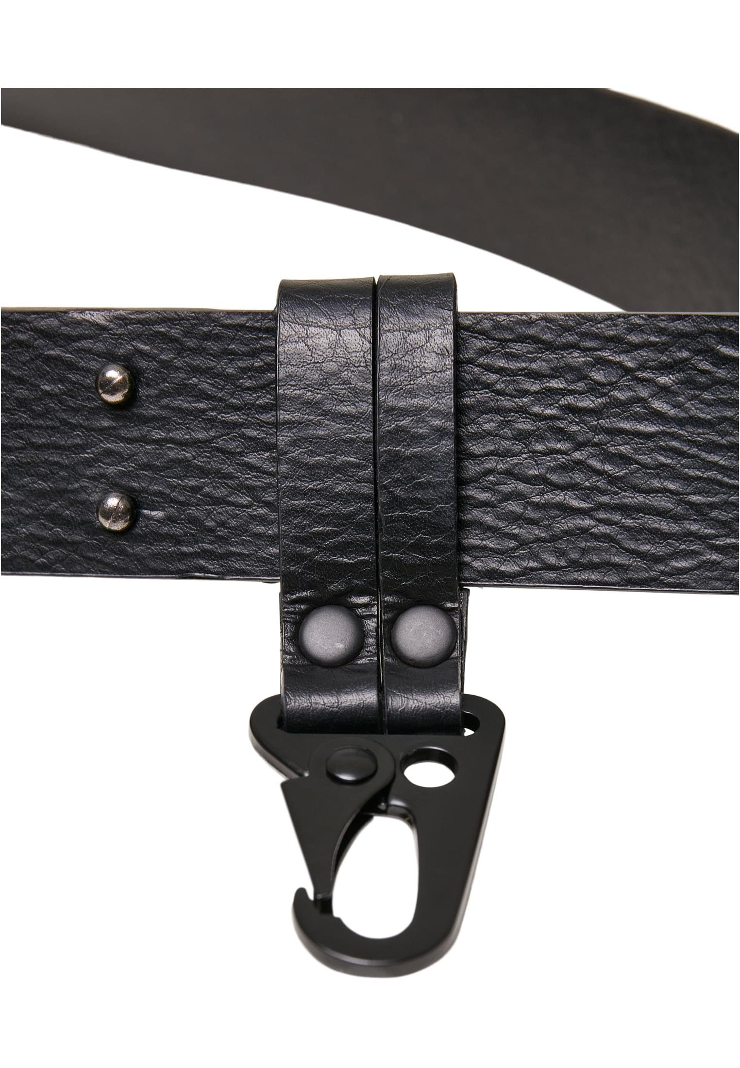 URBAN CLASSICS Hüftgürtel Accessories Leather Hook Belt With Imitation