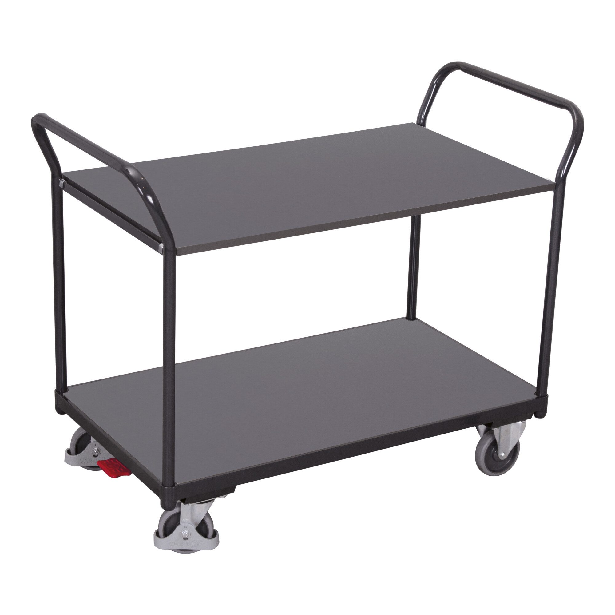 CORDES Transportwagen VarioFit Tischwagen mit 2 Ladeflächen RAL 7016