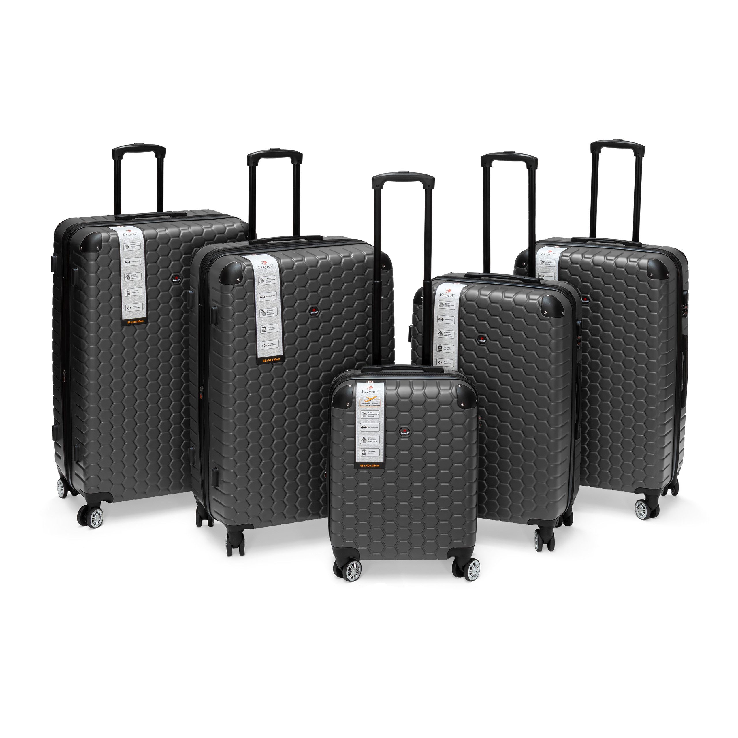 Ezzyrol® Kofferset Hartschalen-Trolley Reisekoffer Set, Koffer günstig online kaufen