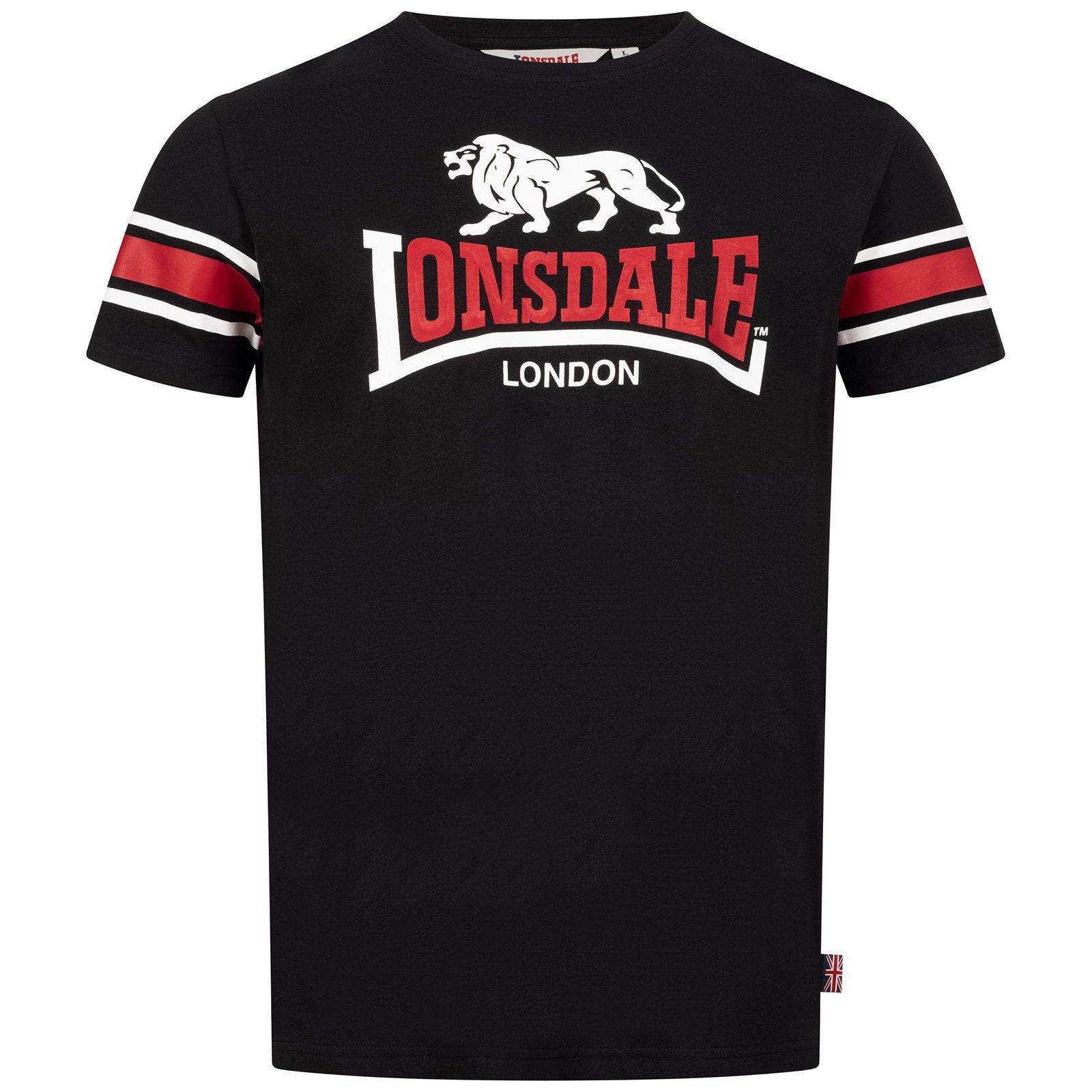 Hempriggs (1-tlg) schwarz Lonsdale T-Shirt T-Shirt Lonsdale