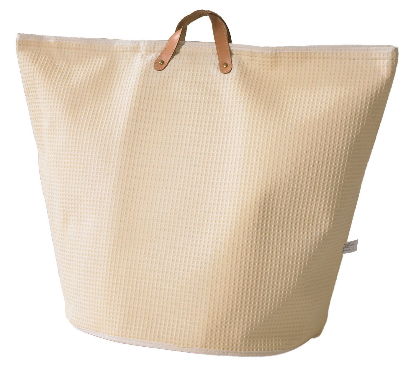 ARTRA Wäschetasche (1 St), Wäschesammler breit Gummi beige aus Wäschebeutel Multifunktionstasche Wäschetaschen Wäschekorb Wäschesack