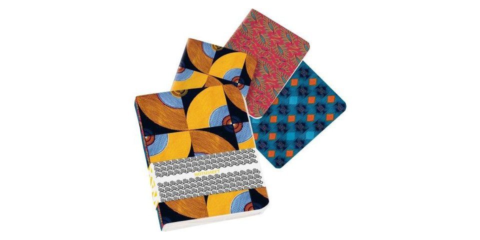 Gerstenberg Verlag Notizbuch WAX Mini-Notizhefte - Motiv Karos, Blüten & Kreise