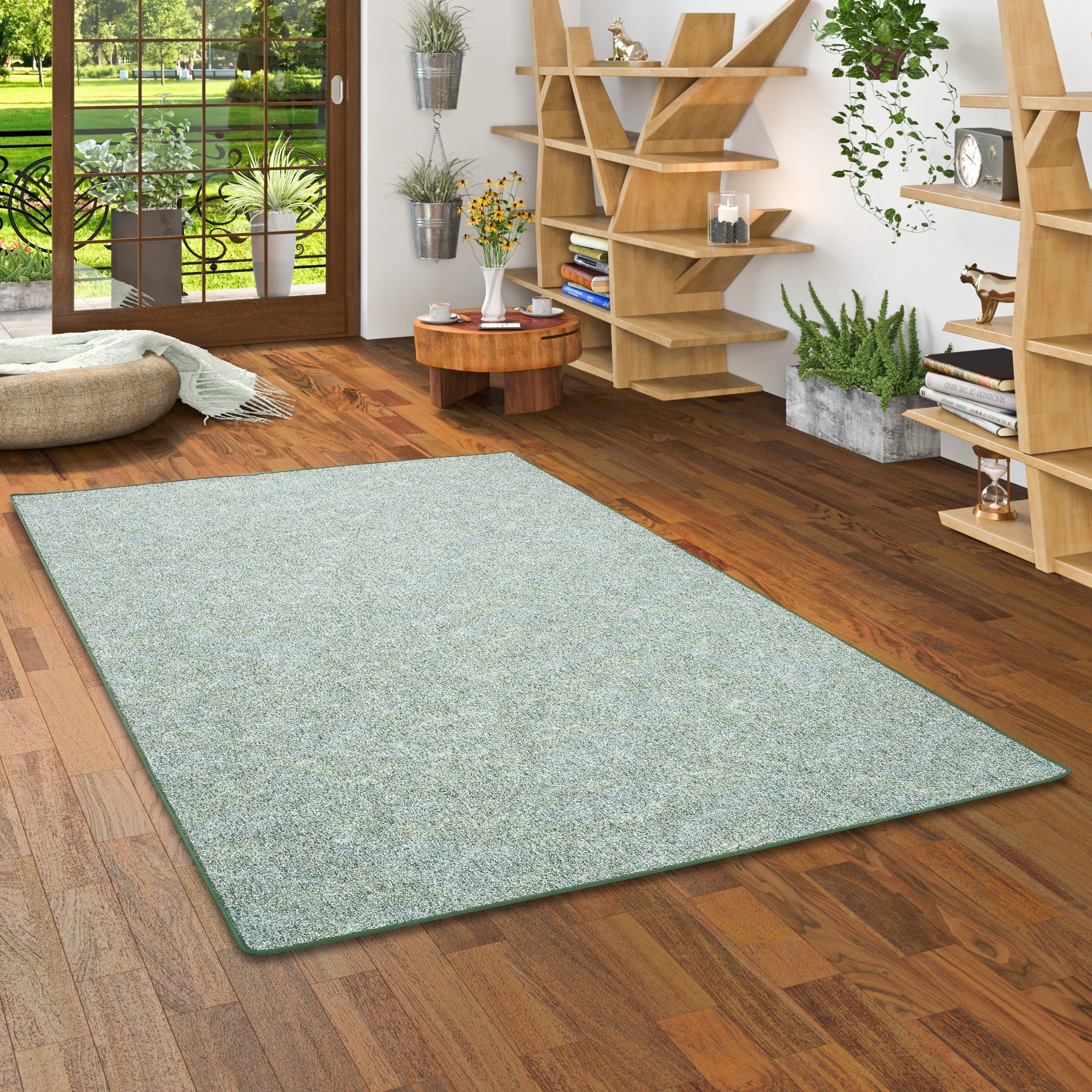 Snapstyle Veloursteppich Schlingenteppich Memory Meliert, Eckig, günstig online kaufen