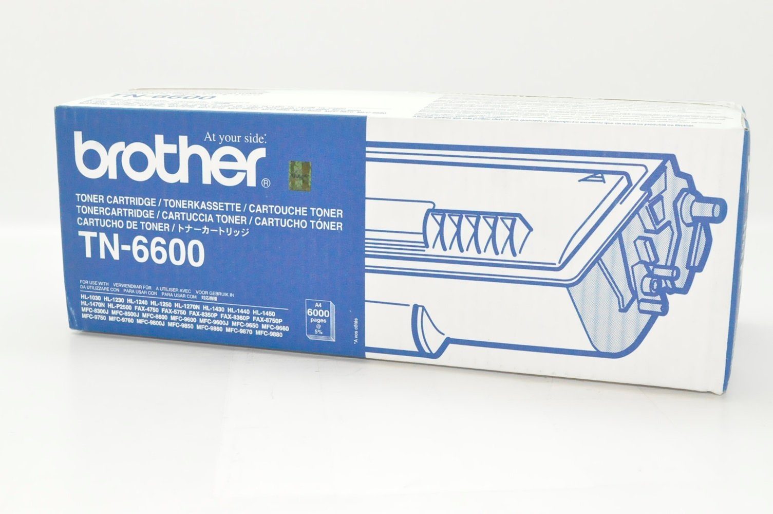 Brother Tonerkartusche 1 Tonerkartusche TN-6600 ca. 6.000 Seiten - black, (1-St)