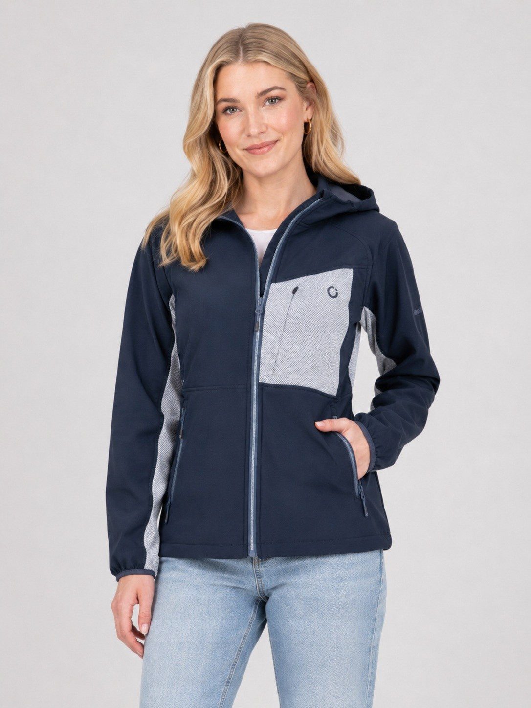 LPO Funktionsjacke PAULA WMN Jacquardstrick-Einsätze – Bild 4 von 4