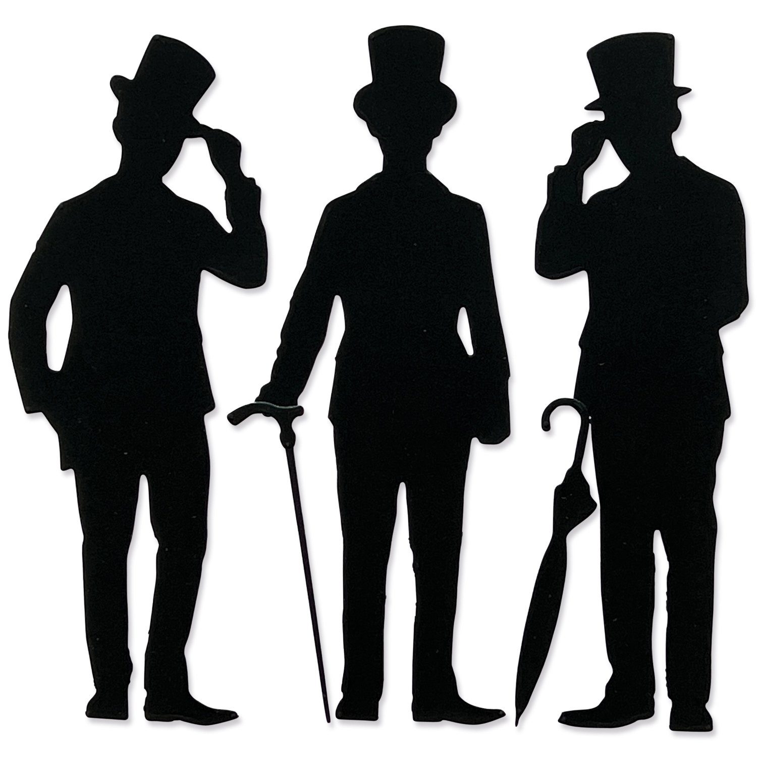 Sizzix Motivschablone Thinlits Stanzschablone Gentlemen by Tim Holtz, 5 Teile