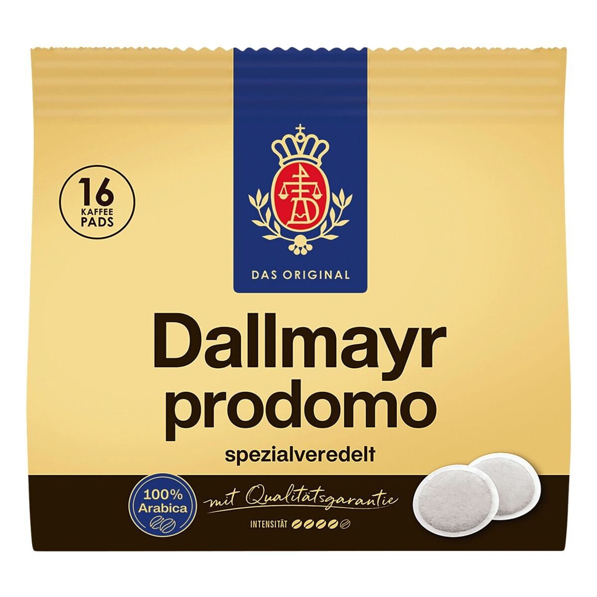 DALLMAYR Kaffee prodomo, 16 Pads