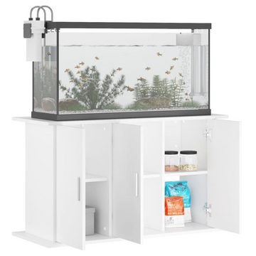 vidaXL Aquariumunterschrank Aquariumständer Weiß 101x41x58 cm Holzwerkstoff Aquarium Unterstand