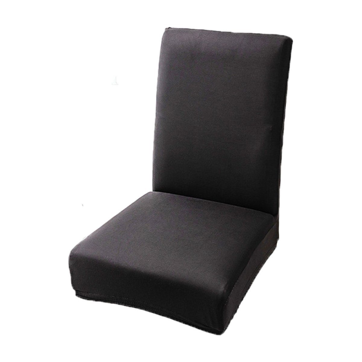 Stuhlhusse Universal Stuhlbezug für Deko, Schwarz Stretch Juoungle Abnehmbare Stuhlhussen