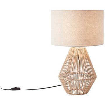 Brilliant Tischleuchte Laraine, Lampe, Laraine Tischleuchte natur/beige, 1x A60, E27, 42W, Mit Schnurz