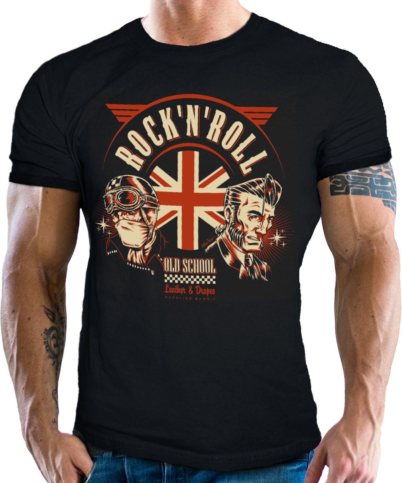 GASOLINE BANDIT® T-Shirt für Rockabilly Fans: günstig online kaufen