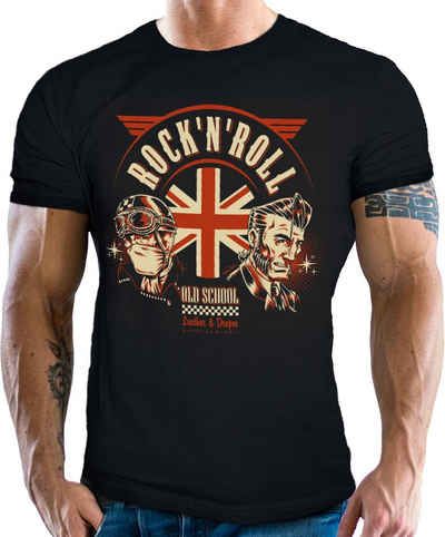 GASOLINE BANDIT® T-Shirt für Rockabilly Fans: UK Rock'n Roll