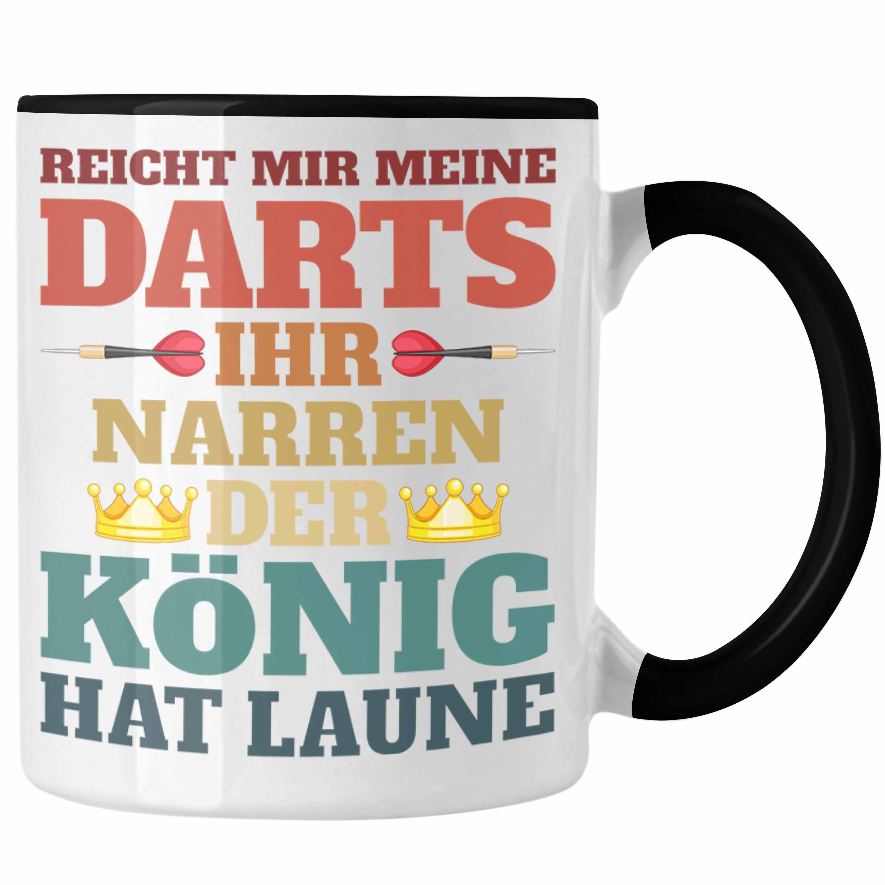 Mir Geschenkidee Tasse Tasse Trendation Meine Spruch Trendation Dartpfeil Reicht - Schwarz Dart-Spieler Dart Männer Darts