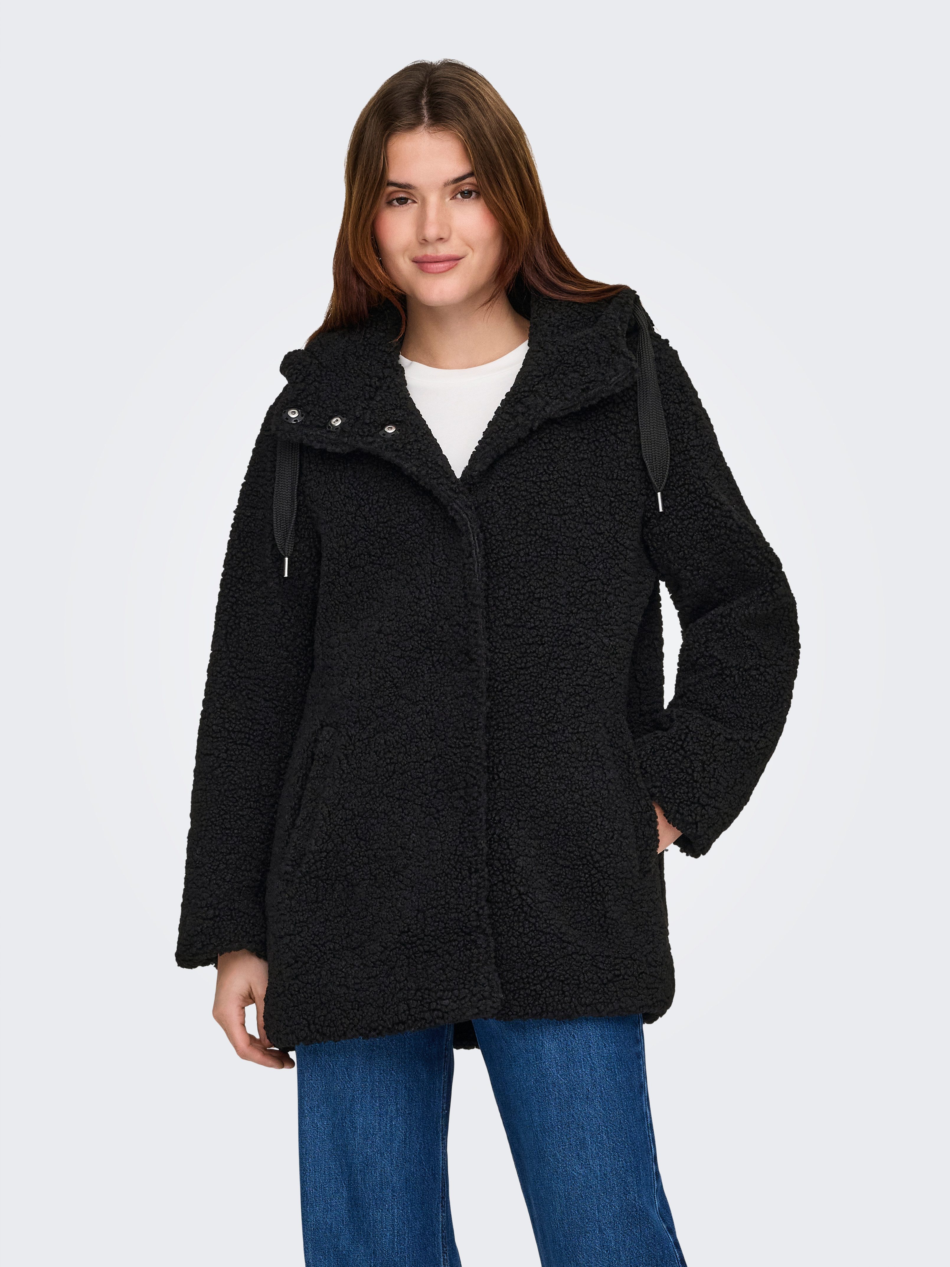 ONLY Kurzmantel ONLMINA CURLY TEDDY COAT OTW günstig online kaufen