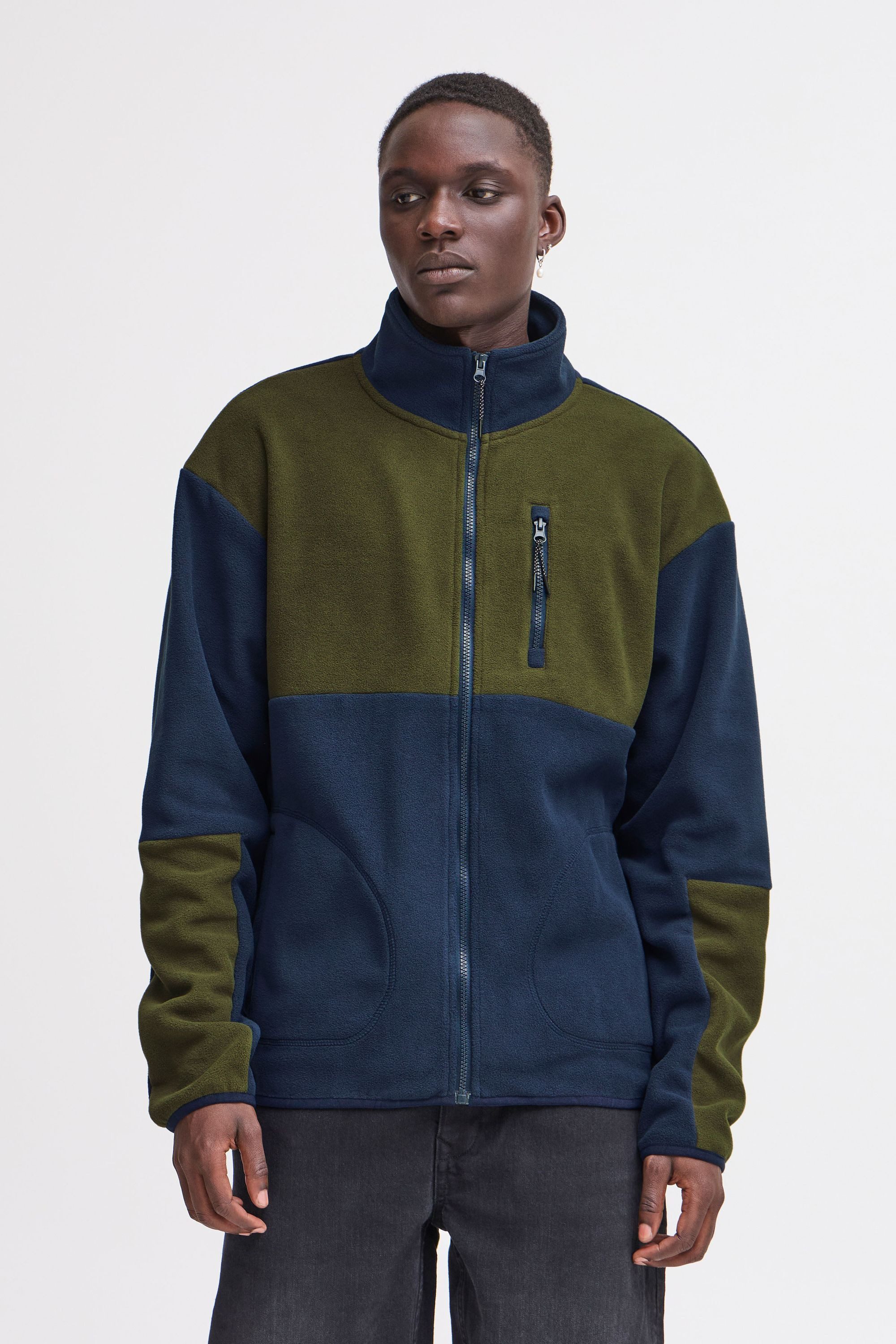 Blend Fellimitatjacke BHBROOKS Sweatshirt zipp thru Kuschelige Teddyjacke m günstig online kaufen