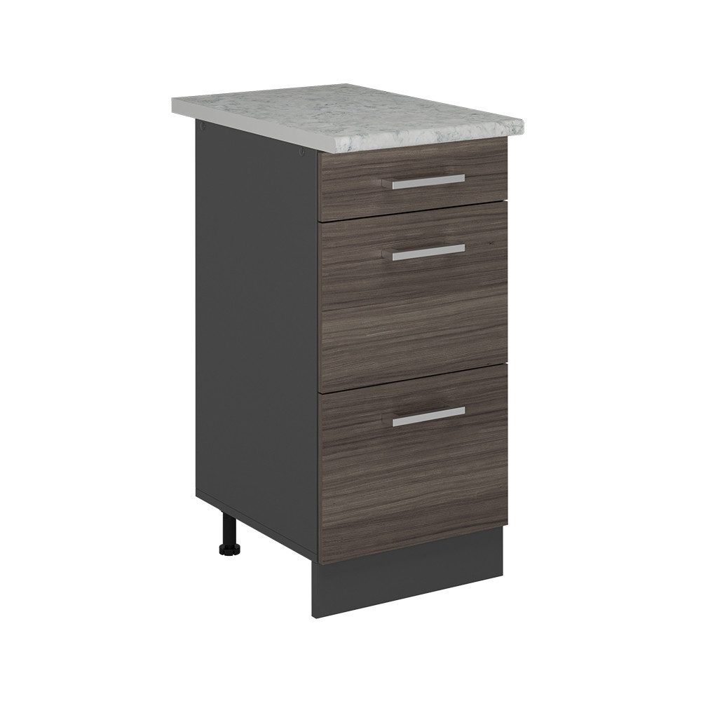 Vicco Unterschrank R-Line, Edelgrau/Anthrazit, 40 cm günstig online kaufen