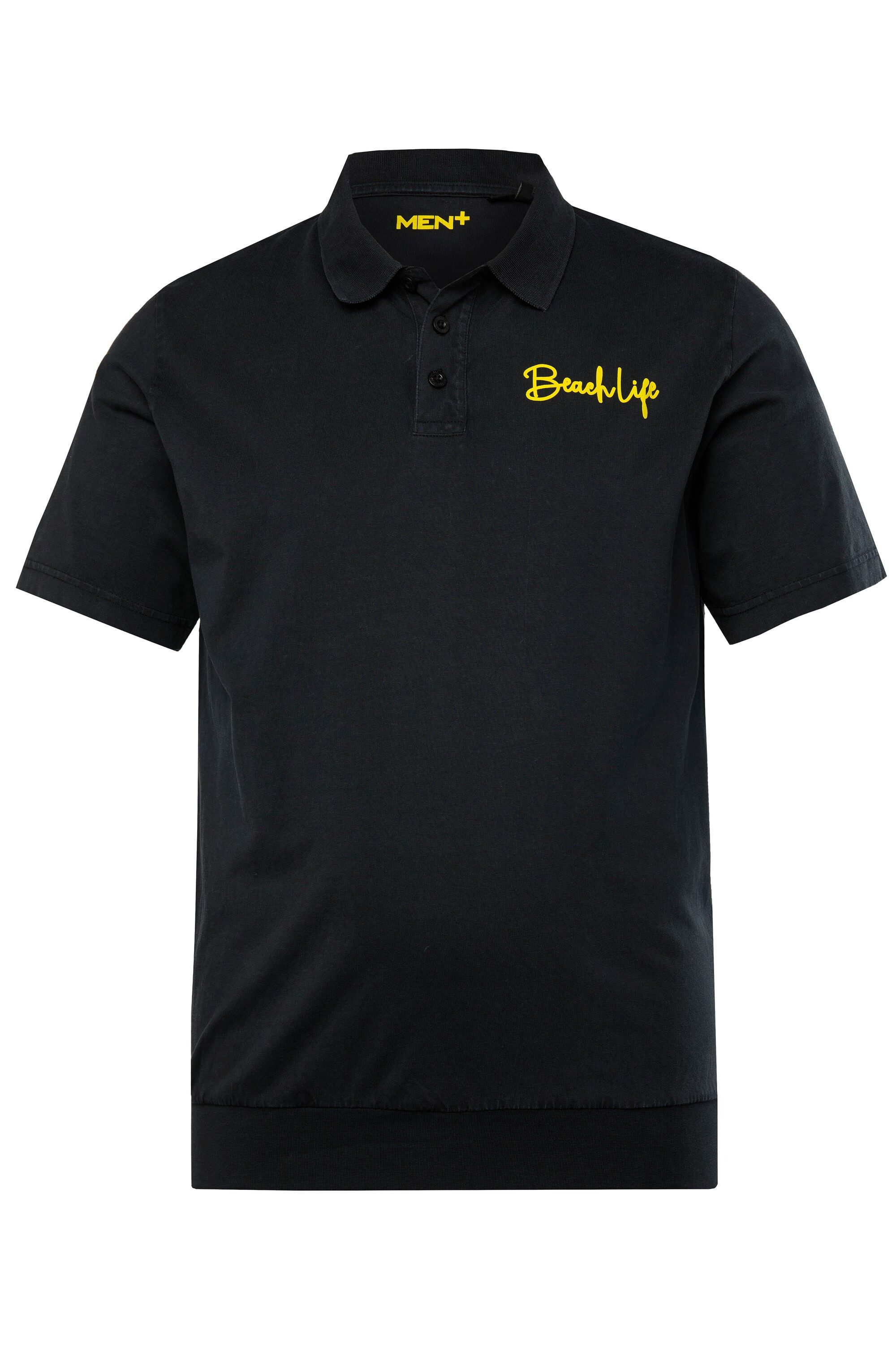 Poloshirt Poloshirt Halbarm Bauchfit Vintage Look