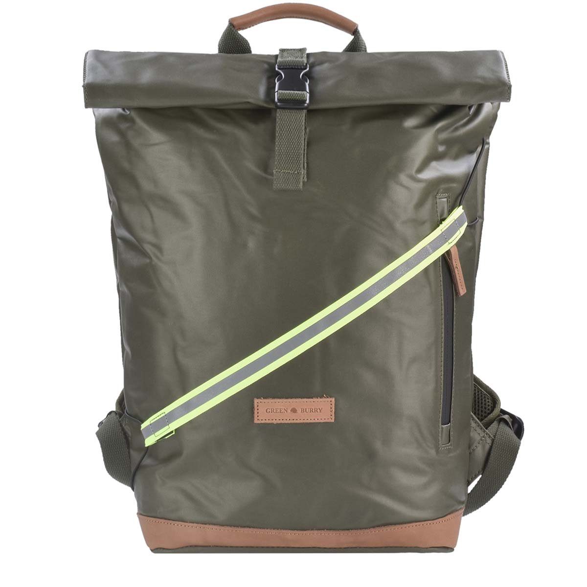 Greenburry Tagesrucksack Aviator Waterproof, Rucksack, Fahrradrucksack, Kurierrucksack mit Notebookfach 31x37cm