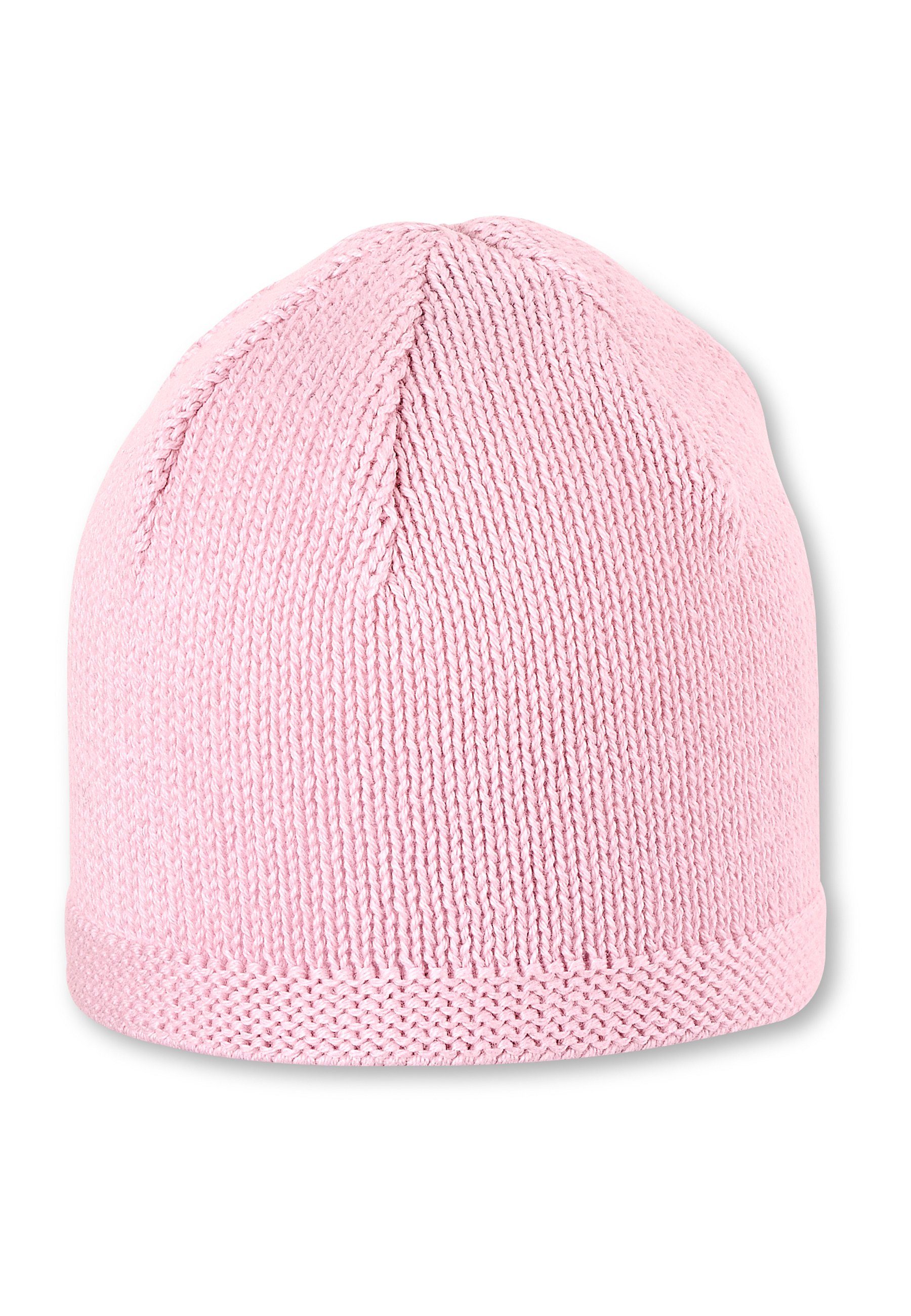 Sterntaler® Strickmütze Sterntaler® OCS Strickmütze (1-St) Strick Beanie Kinder aus weicher Baumwolle unifarben