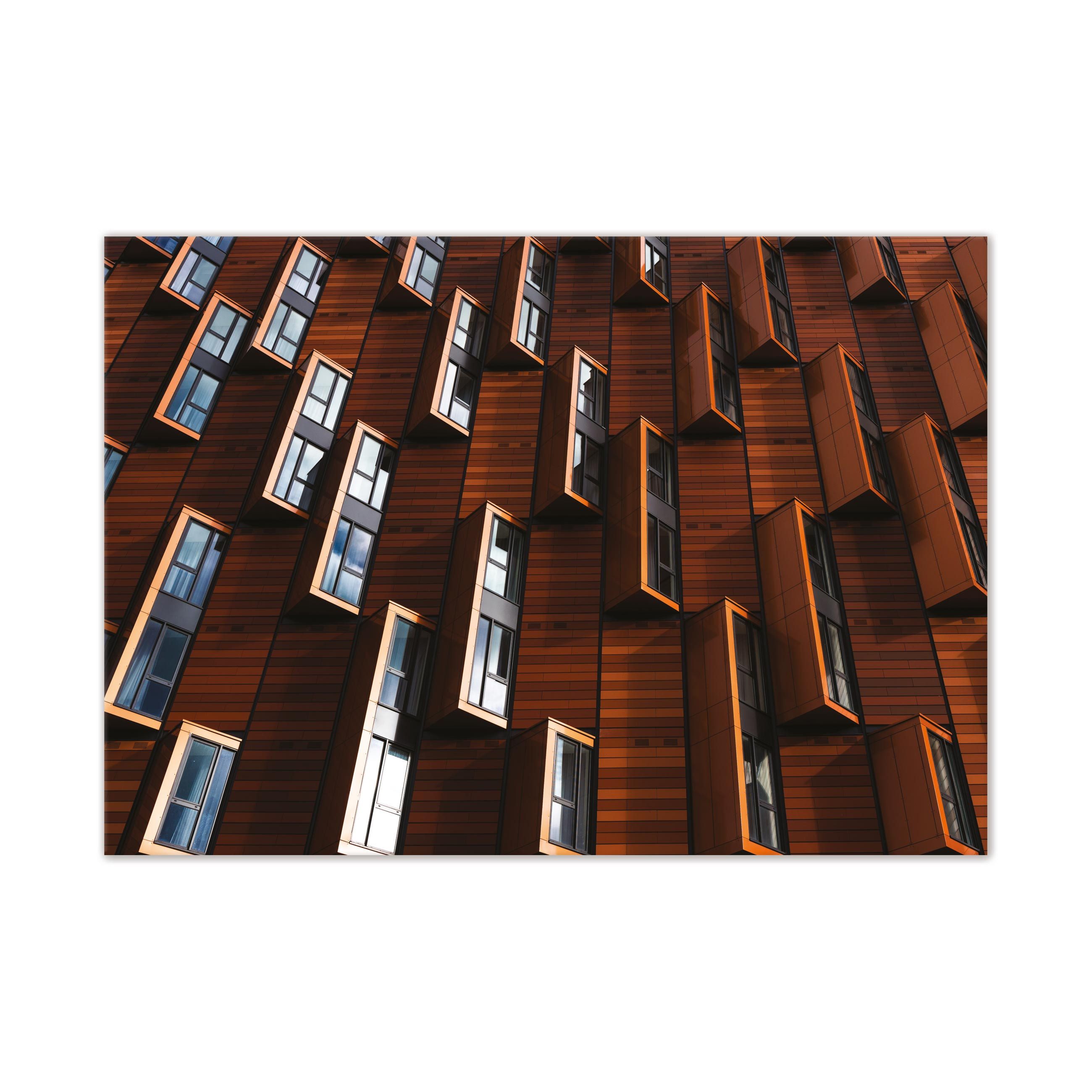 Wallarena Leinwandbild Rotterdam Stadt Architektur Wandbild XXL Leinwandbilder Modern 100x70, Stadt (Einteilig, 1 St), Leinwandbild Wohnzimmer Schlafzimmer Leinwand Bilder Aufhängefertig