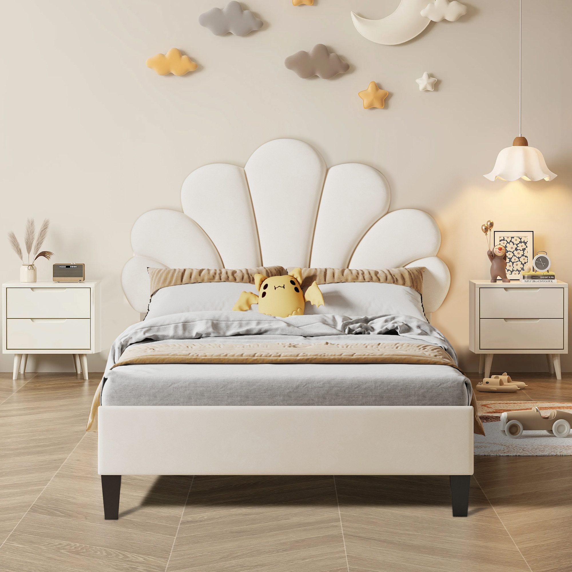 Furnishings Home Polsterbett Kinderbett Einzelbett Jugendbett günstig online kaufen