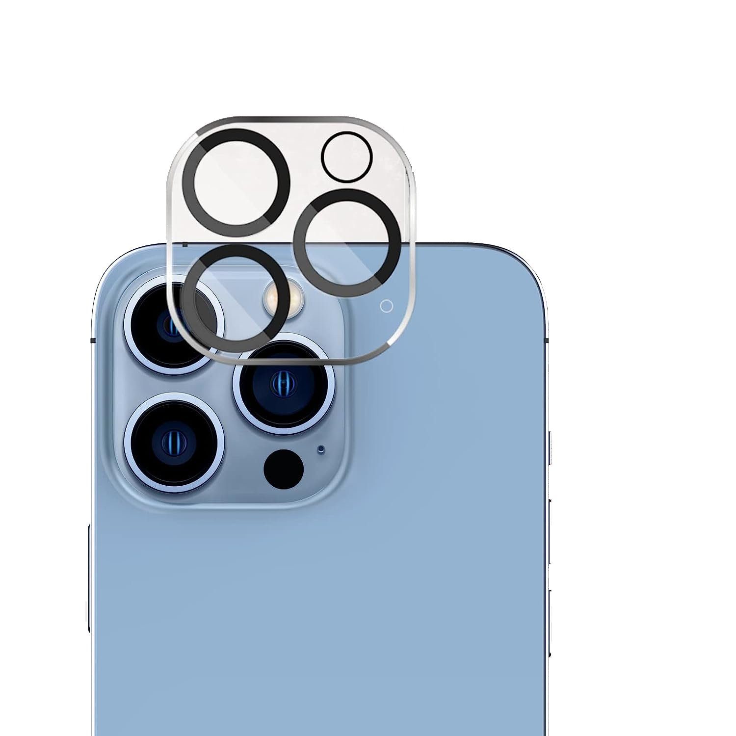 Ventarent Schutzfolie für iPhone 13 Pro / iPhone 13 Pro Max Kameraschutz Linse Camera Glas, (Kamera Schutz, 1-St., inkl. Reinigungstuch), Transparent, Stoßschutz, Smartphone