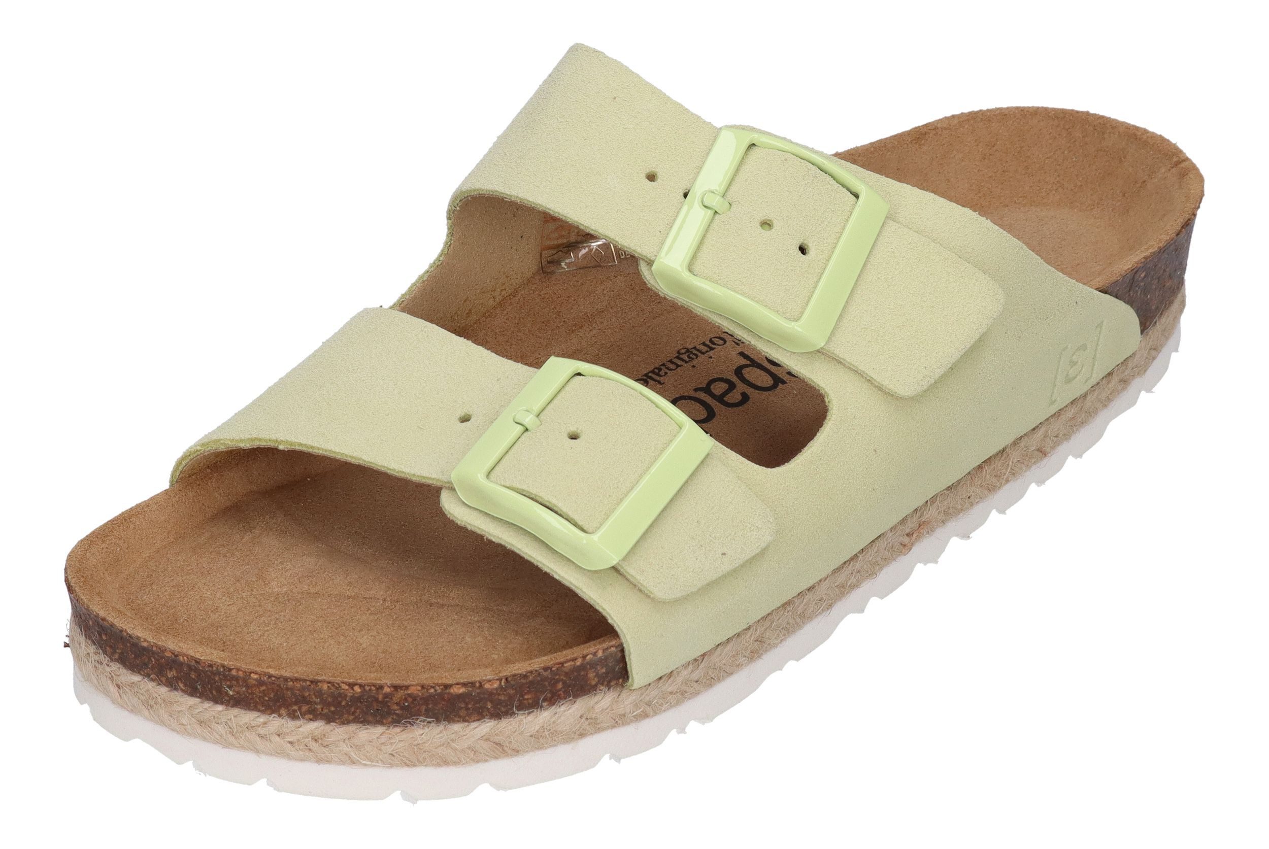 espadrij l´originale AMI VELOUR Pantolette Vert Clair