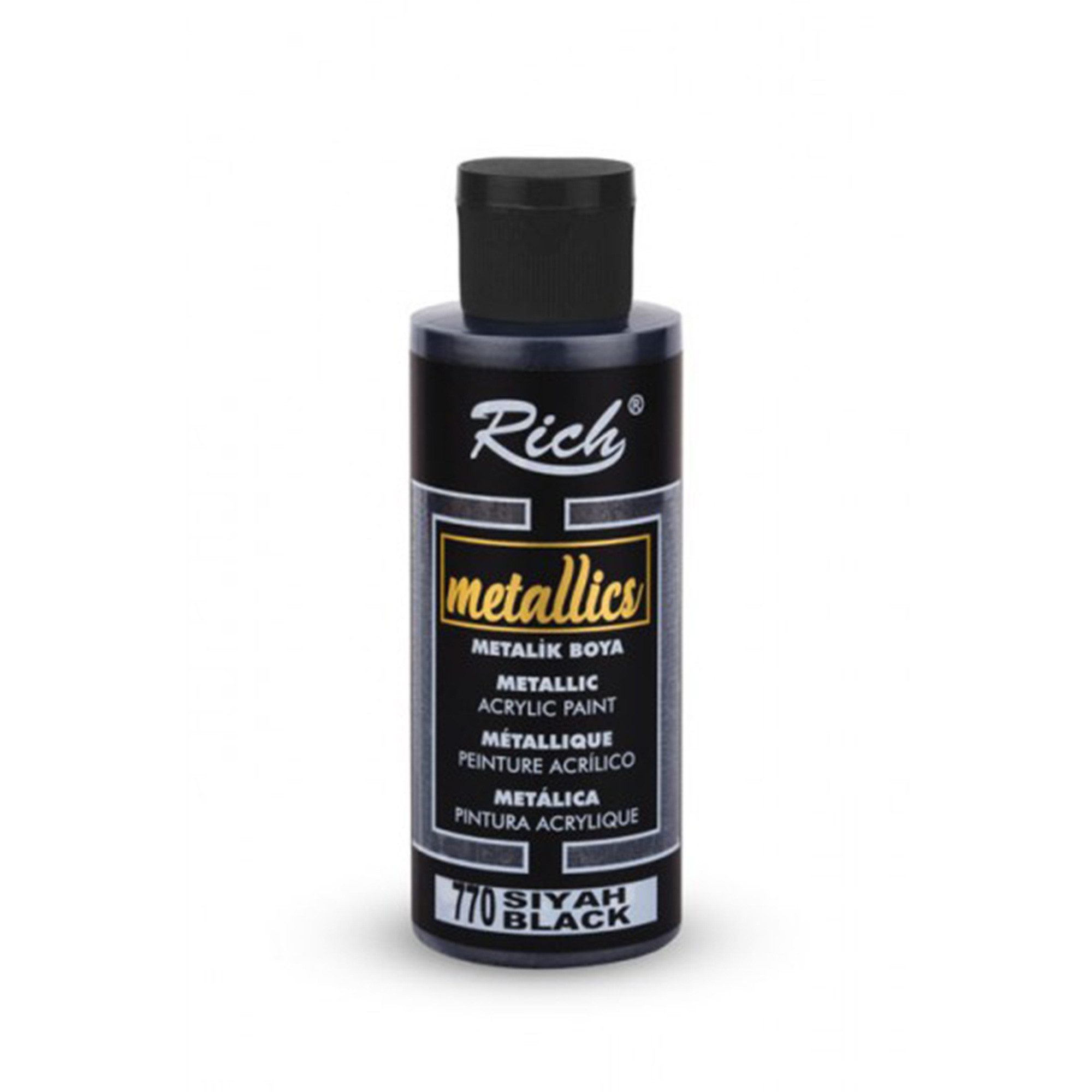 RICH Acrylfarbe Rich Metallics Effektfarbe Paint - 25/60/120/500 ml - Uber 10 Farben