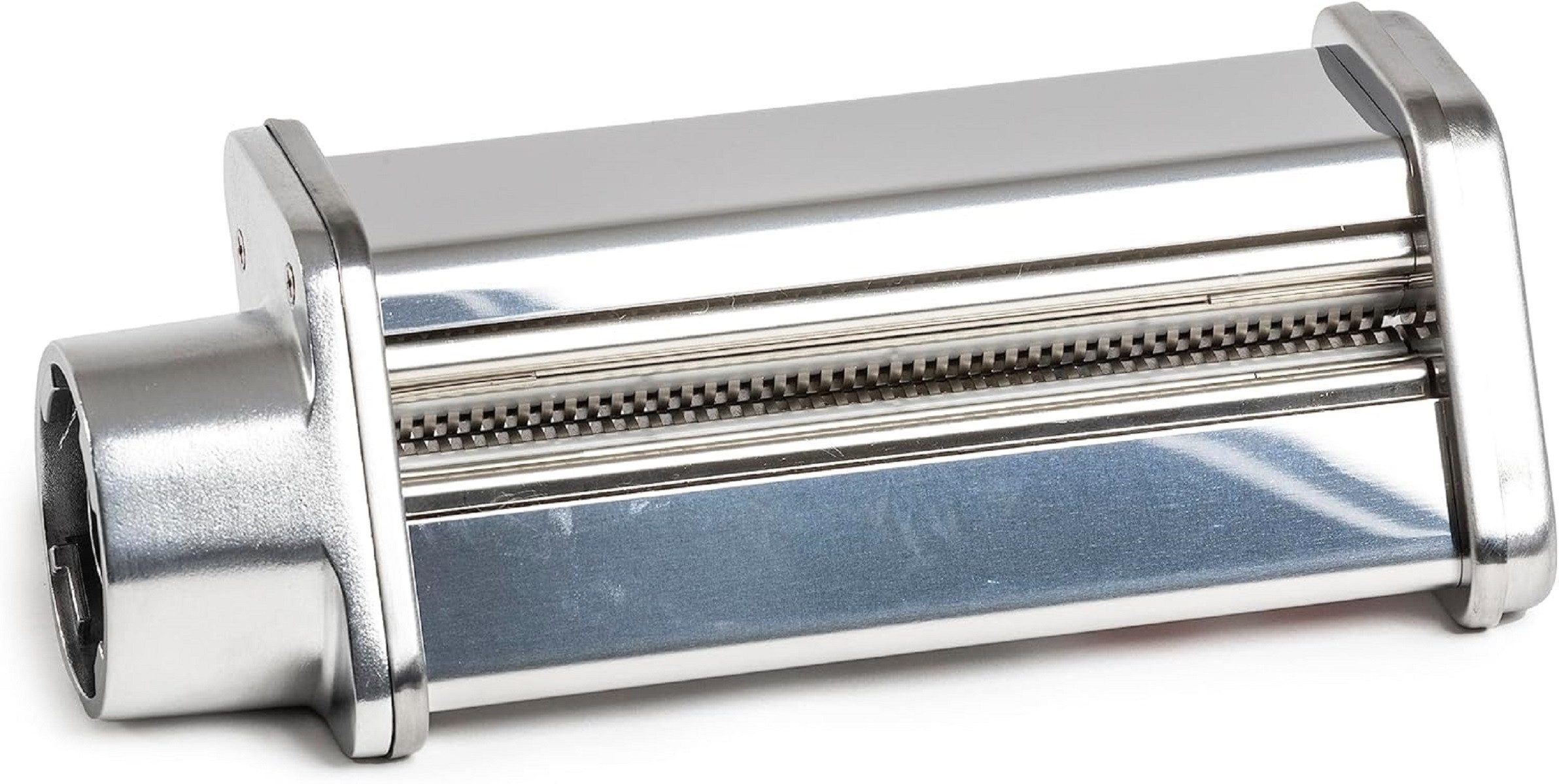 Melchioni Nudelmaschine Edelstahl Teigschneider Zubehör für 9L Knetmaschine, Effizient