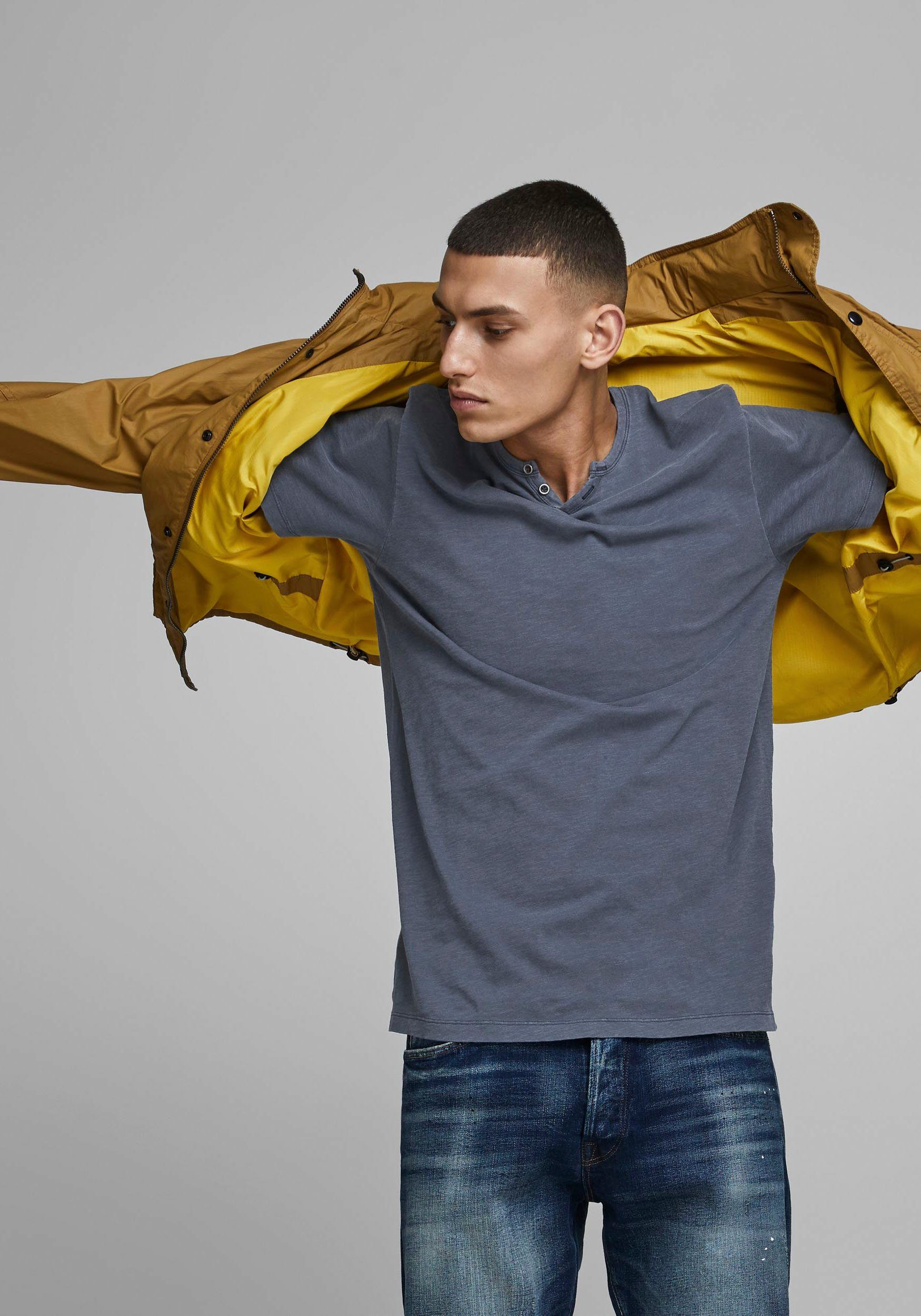 Jack & Jones T-Shirt SPLIT NECK TEE günstig online kaufen