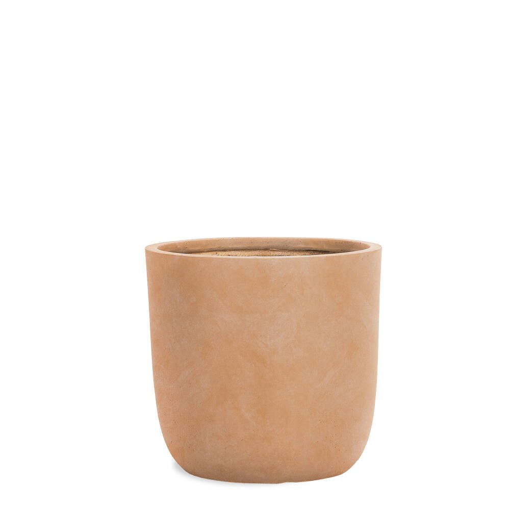 Pflanzwerk® Pflanzkübel CUP Premium Fiberglas Blumenkübel Frostbeständig mit Lotus-Effekt, Lotus-Effekt - Handgefertigt - Rund - Frostbeständig