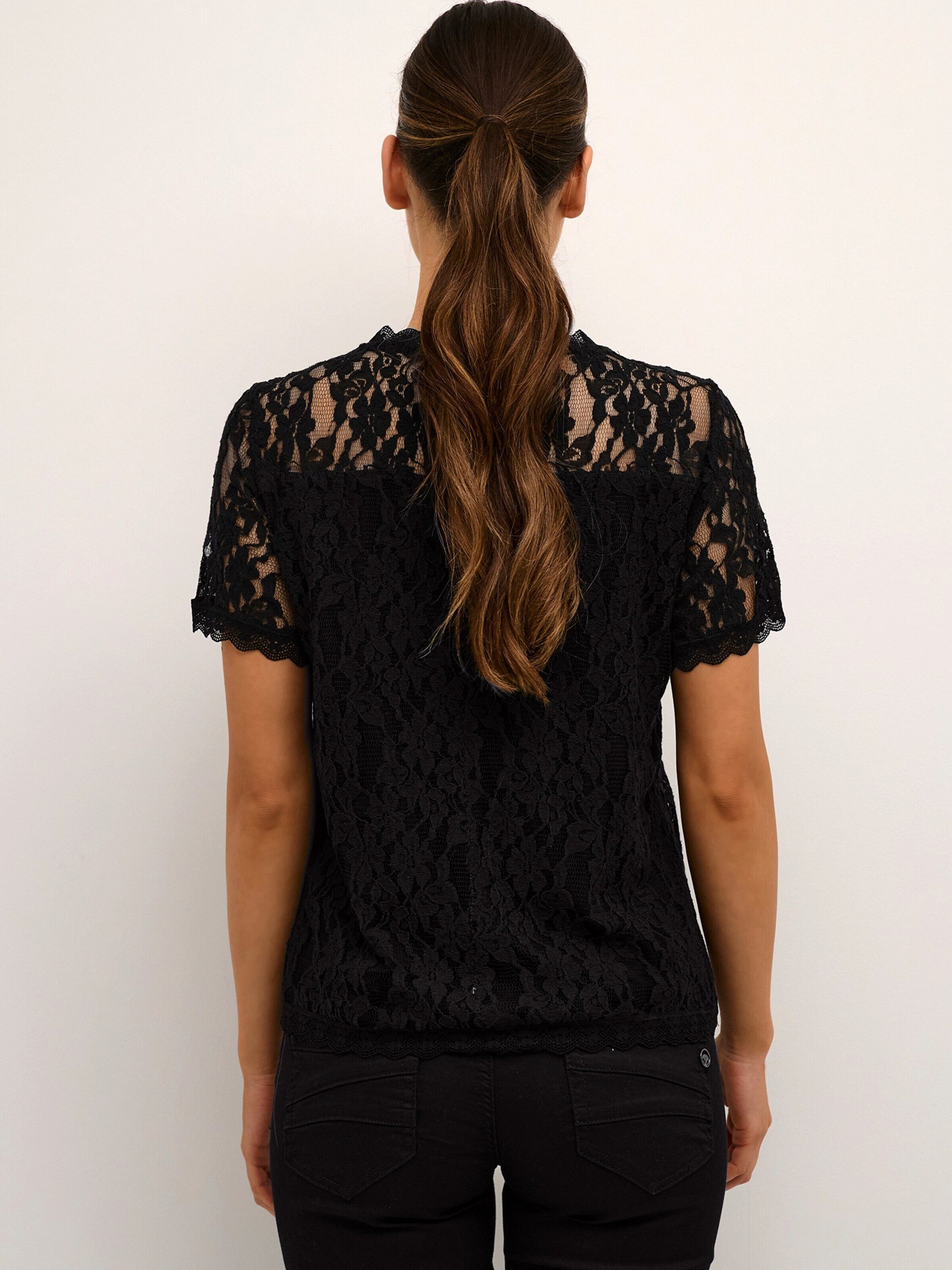 Cream Kurzarmbluse CR Kit (1-tlg) Spitze günstig online kaufen