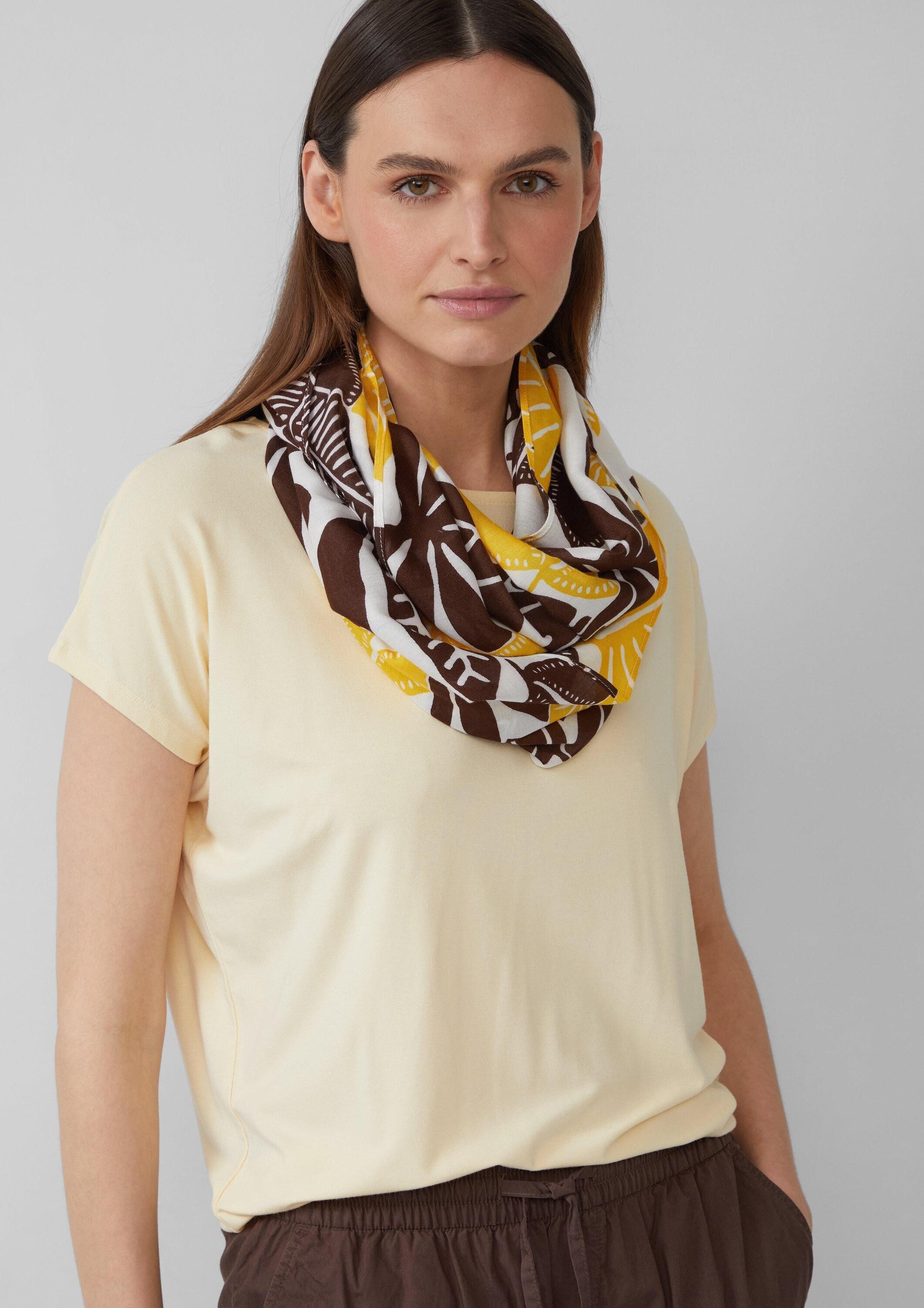 s.Oliver Loop Snood, Loop-Schal aus Viskose günstig online kaufen