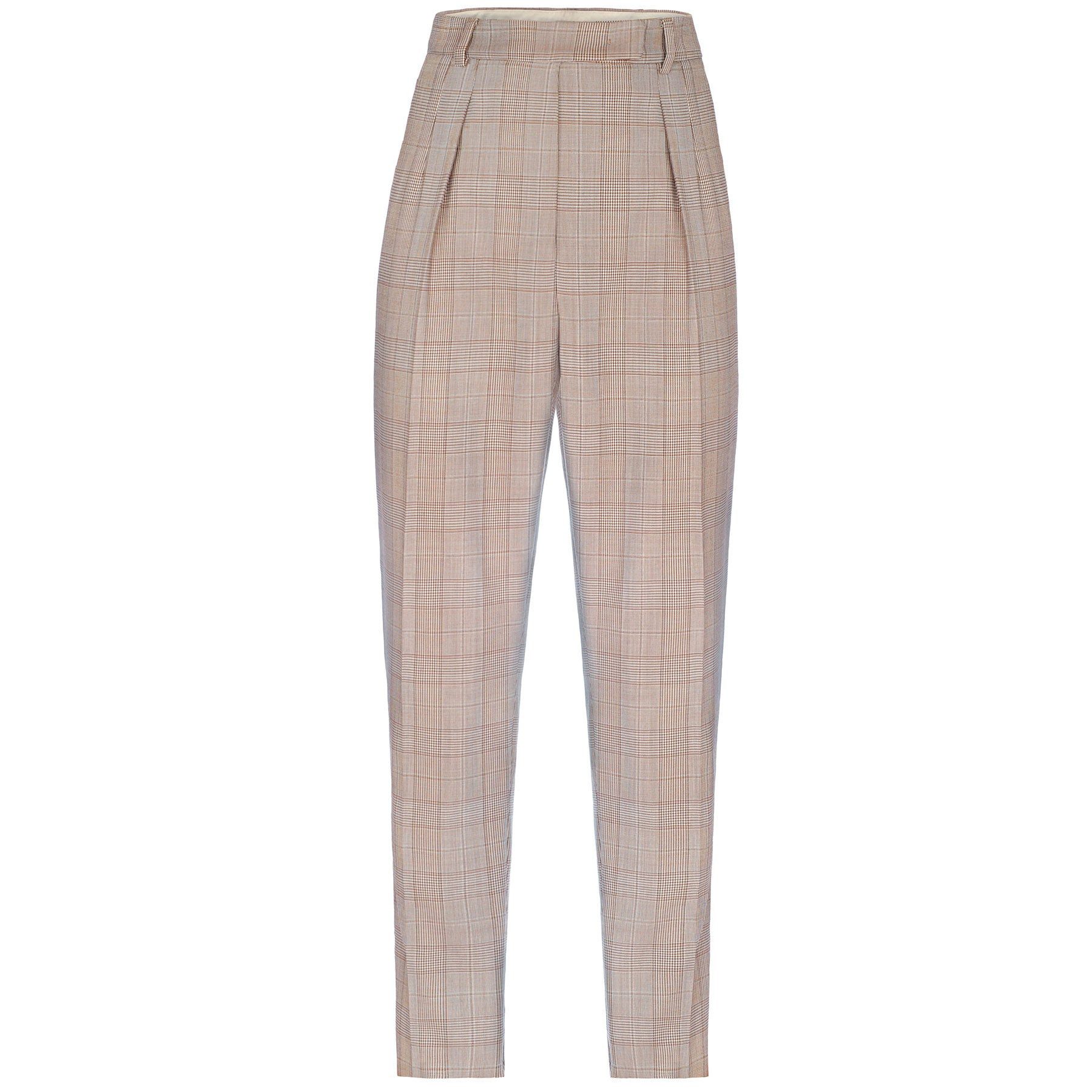 MAX MARA STUDIO Stoffhose MAX MARA STUDIO Hose GUELFI mit Wolle - Braun