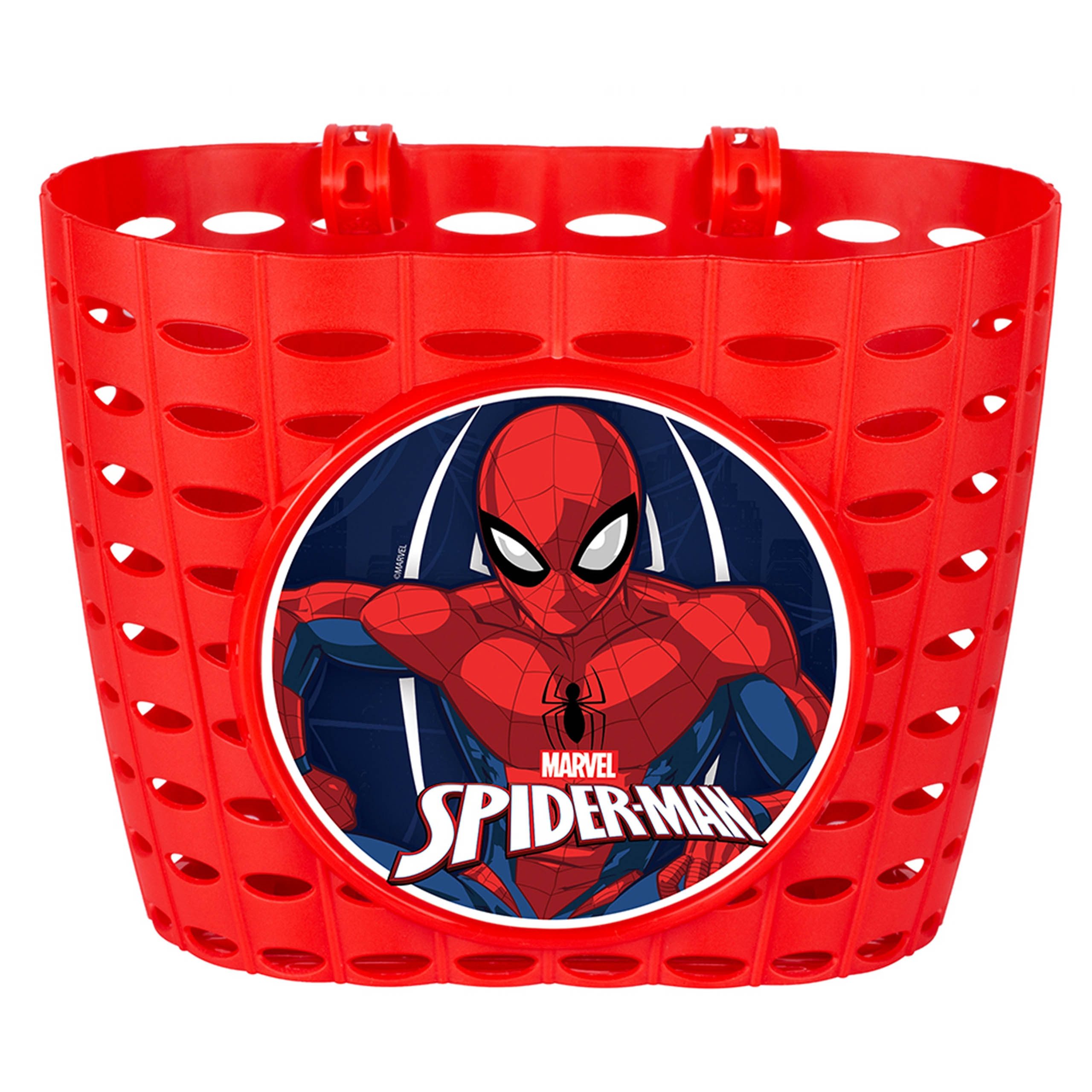 MARVEL Fahrradkorb MARVEL Spider-Man Kinder Fahrradkorb für den Lenker Jungen 20x15x16 cm