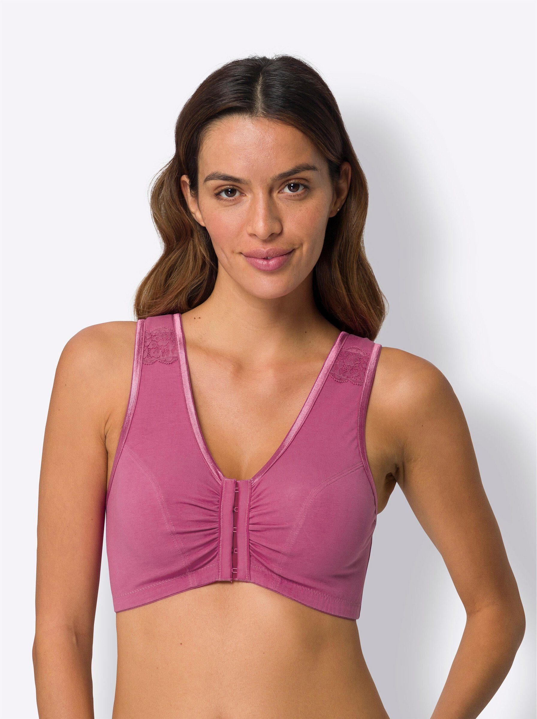 Sieh an! Bügelloser BH Entlastungs-BH ohne Bügel (2-tlg)