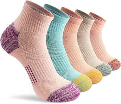 Alster Herz Freizeitsocken Premium Damen Короткие носки, Носки для кроссовок, bunt, Gr. 35-43, A0531 (3-Paar) besonders atmungsaktiv und rutschfest