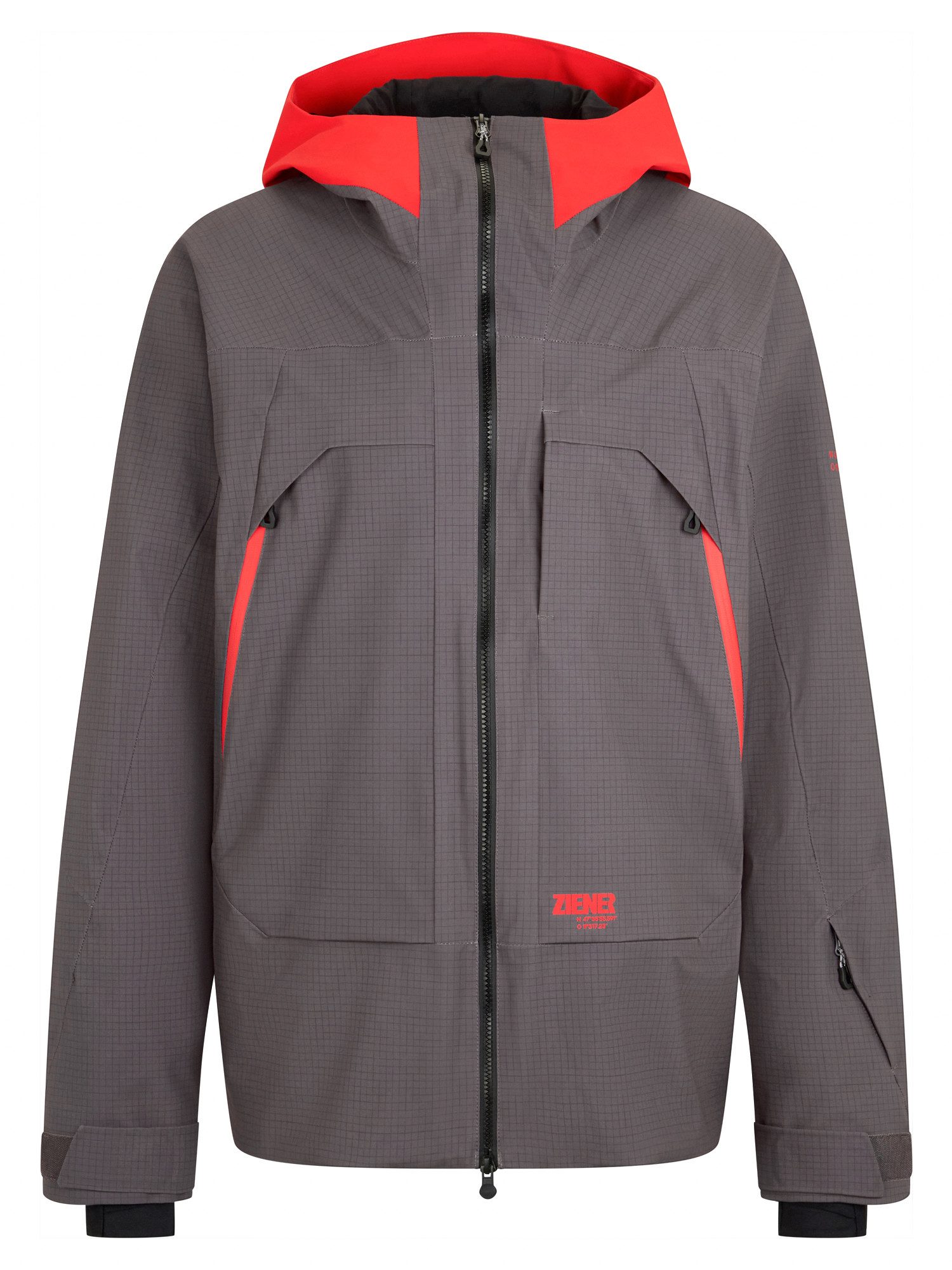 Ziener Skijacke RAFINO-Z AQUASHIELD® HERREN wasser- u. winddicht, atmungsaktiv, unwattiert, Innenfutter aus Wolle