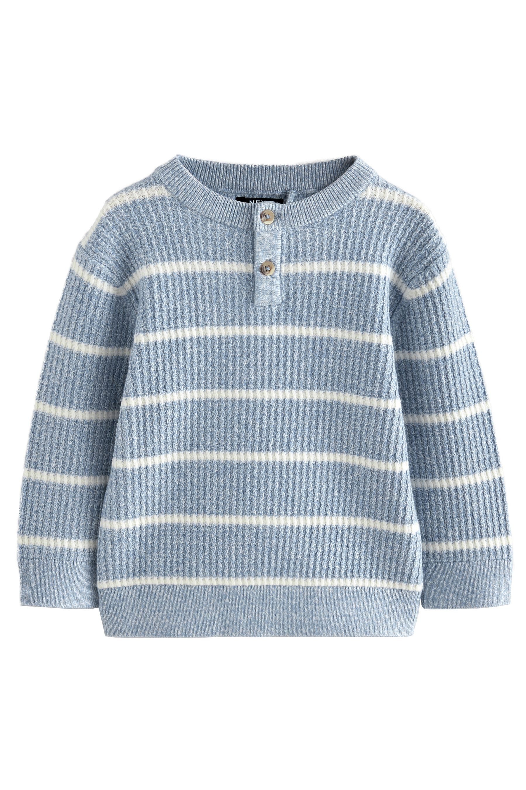 Next Strickpullover Strickpullover mit Henley-Kragen (1-tlg) günstig online kaufen