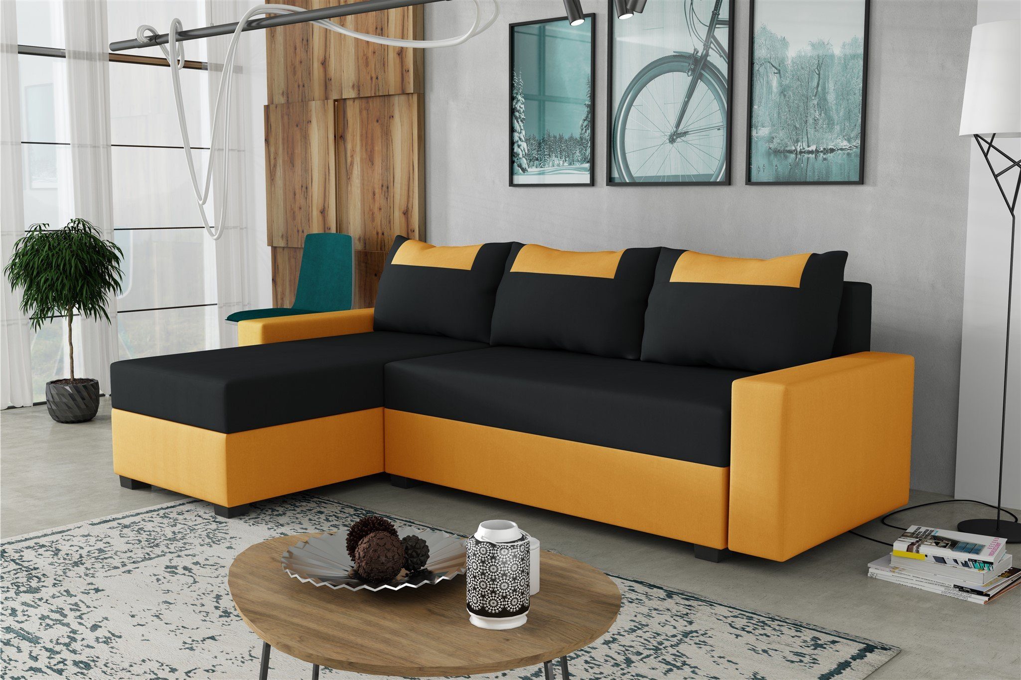 Fun Möbel Ecksofa Sofa HEDVIG Ottomane günstig online kaufen