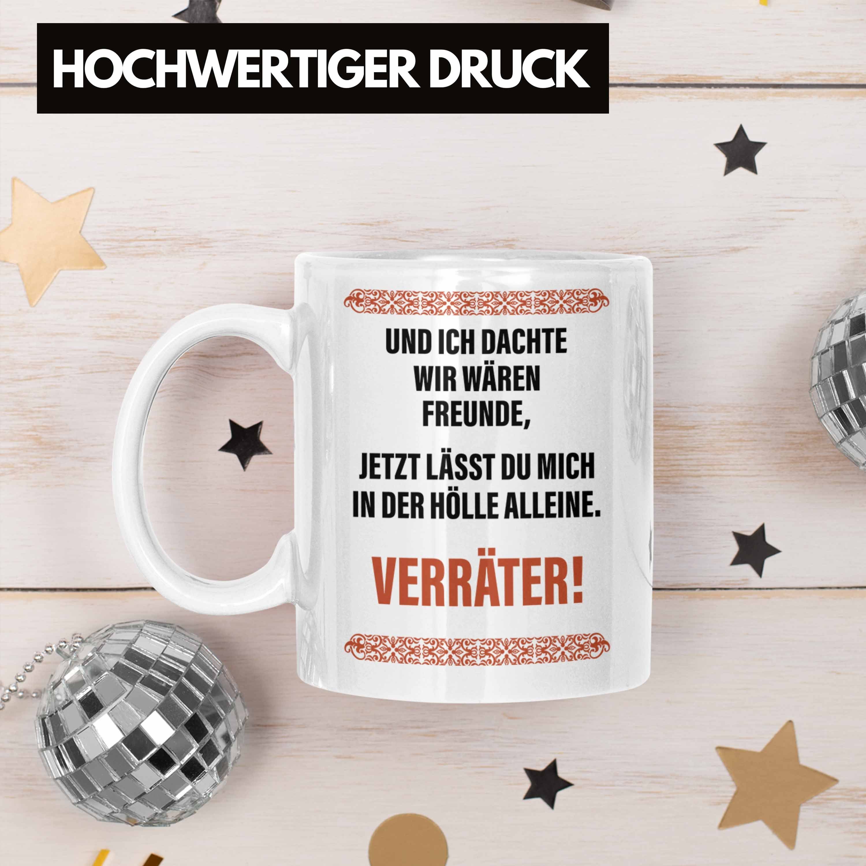 Trendation Tasse Trendation - - Jobwechsel Sprüche Weiss Tasse Abschiedsgeschenk Geschenk Verräter Kollegin Kollege Lustig