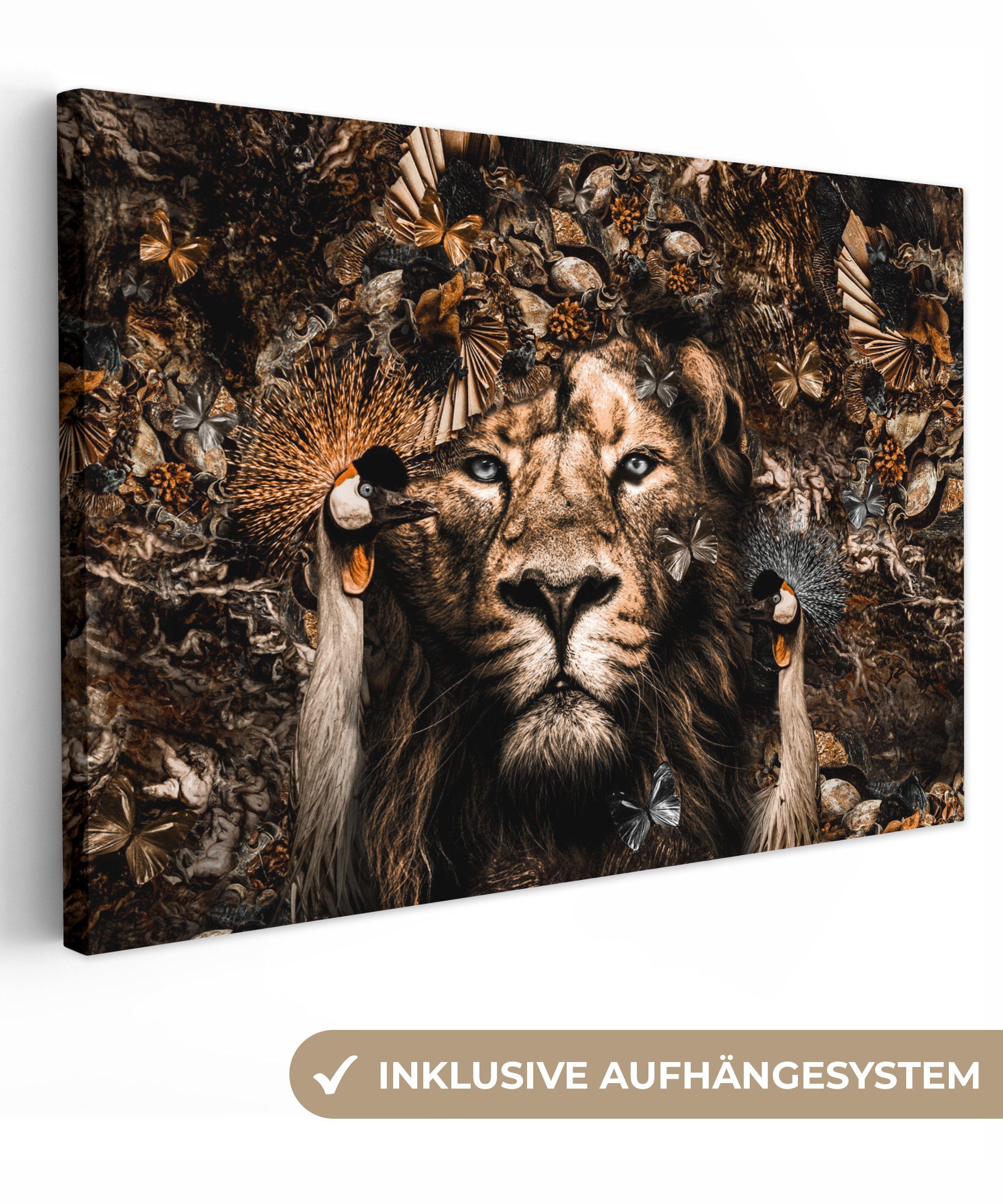 OneMillionCanvasses® Leinwandbild Collage - Tiere - günstig online kaufen